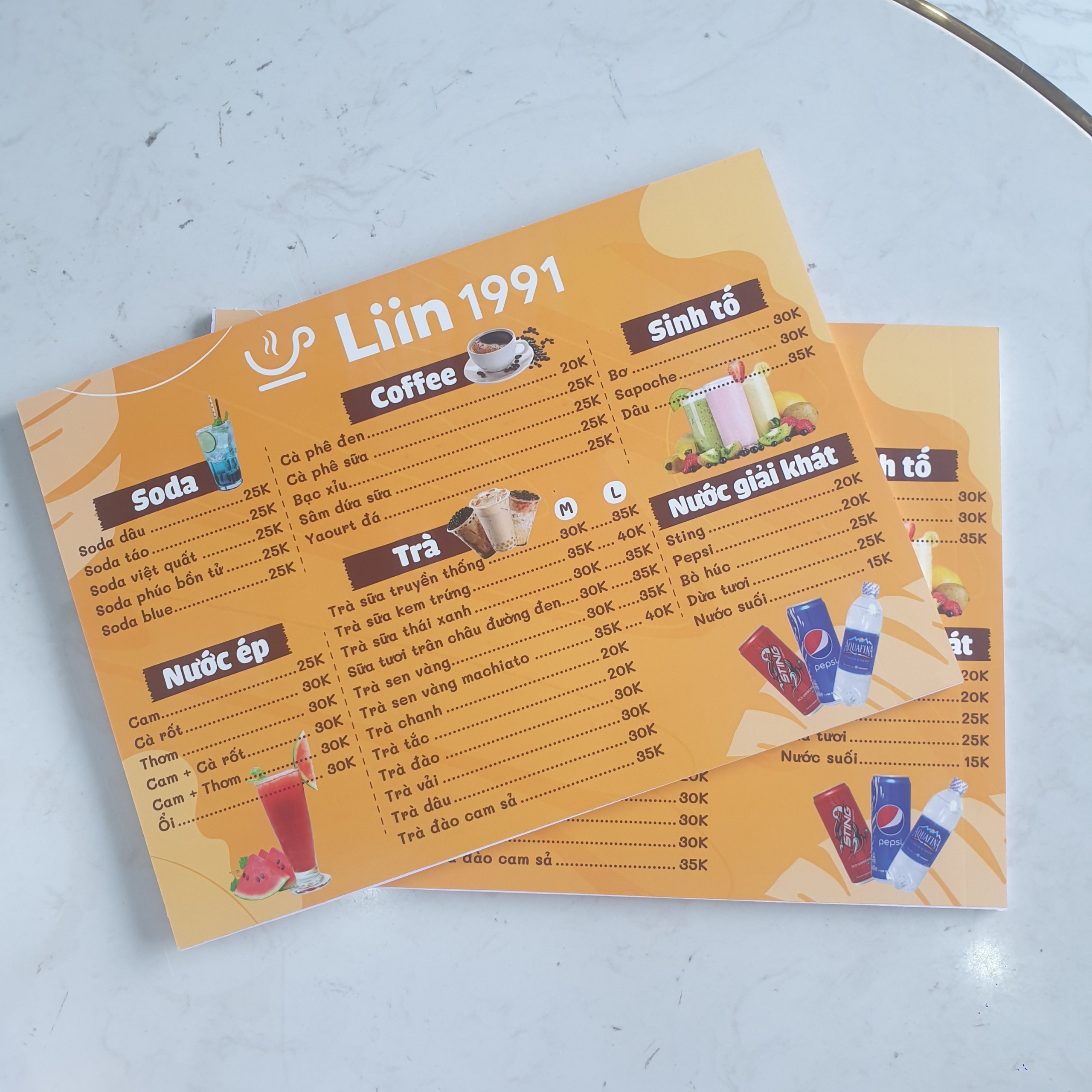 Menu bồi Formex - In nhanh thủ đức