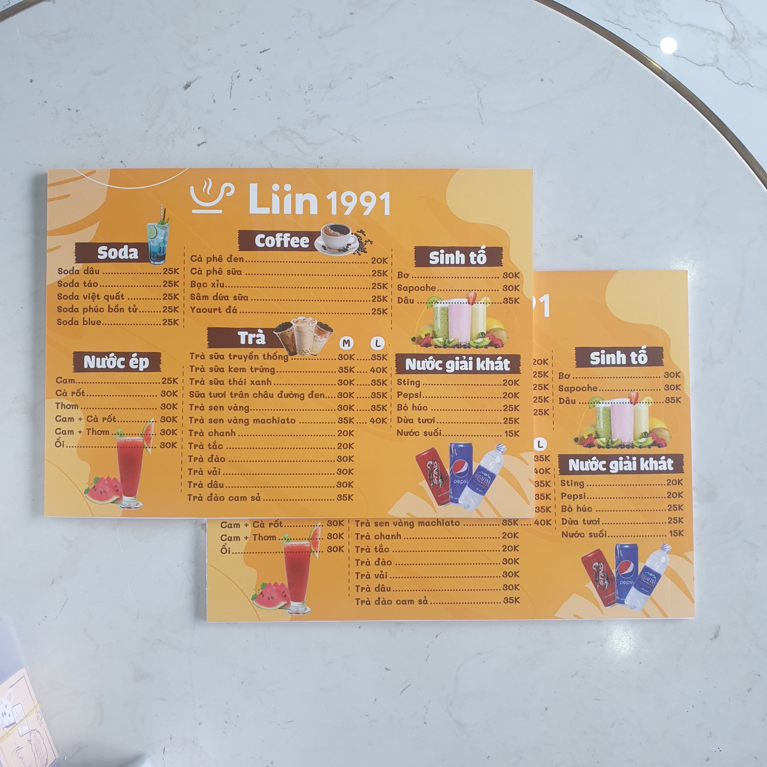 Menu bồi Formex - In nhanh thủ đức