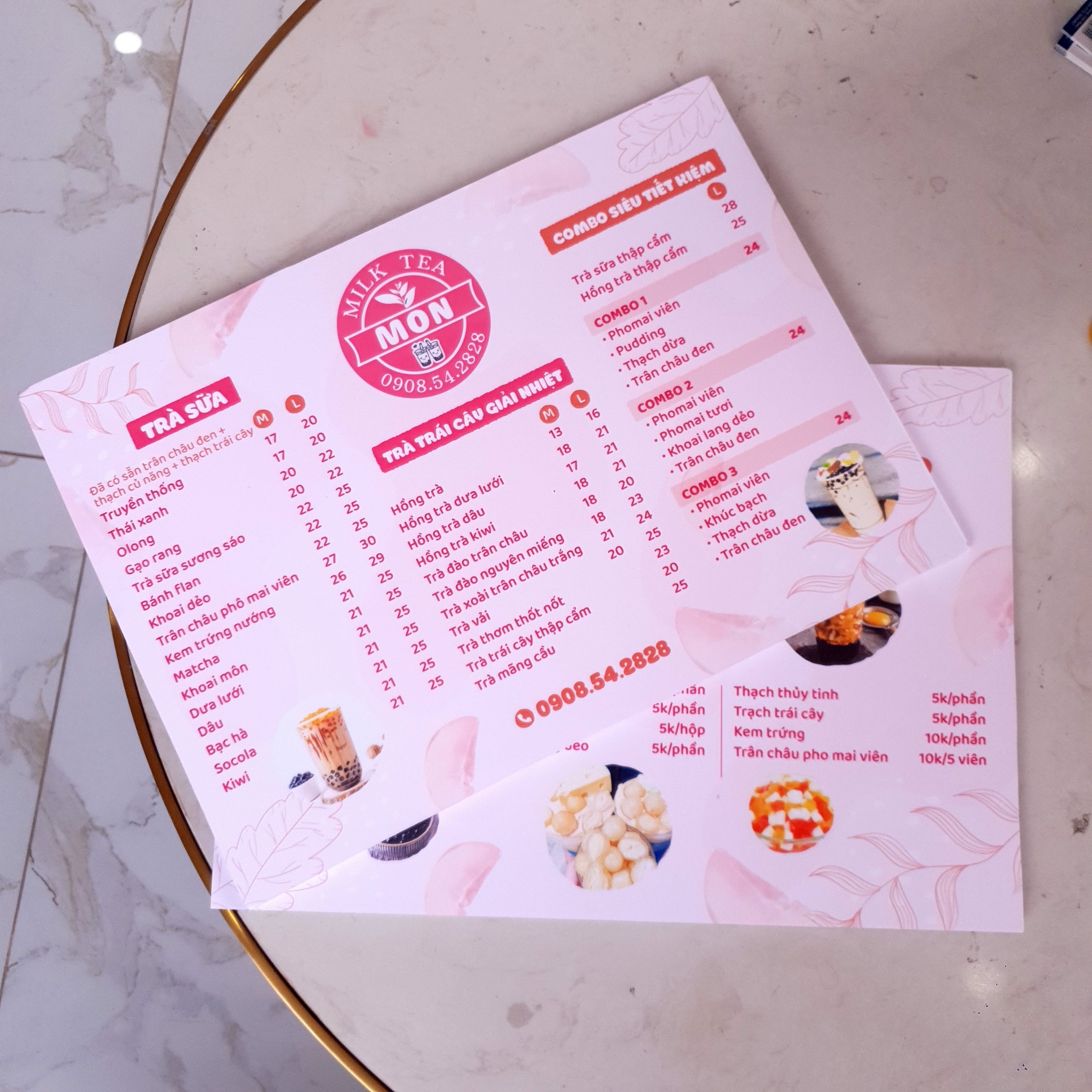 Menu bồi Formex - In nhanh thủ đức