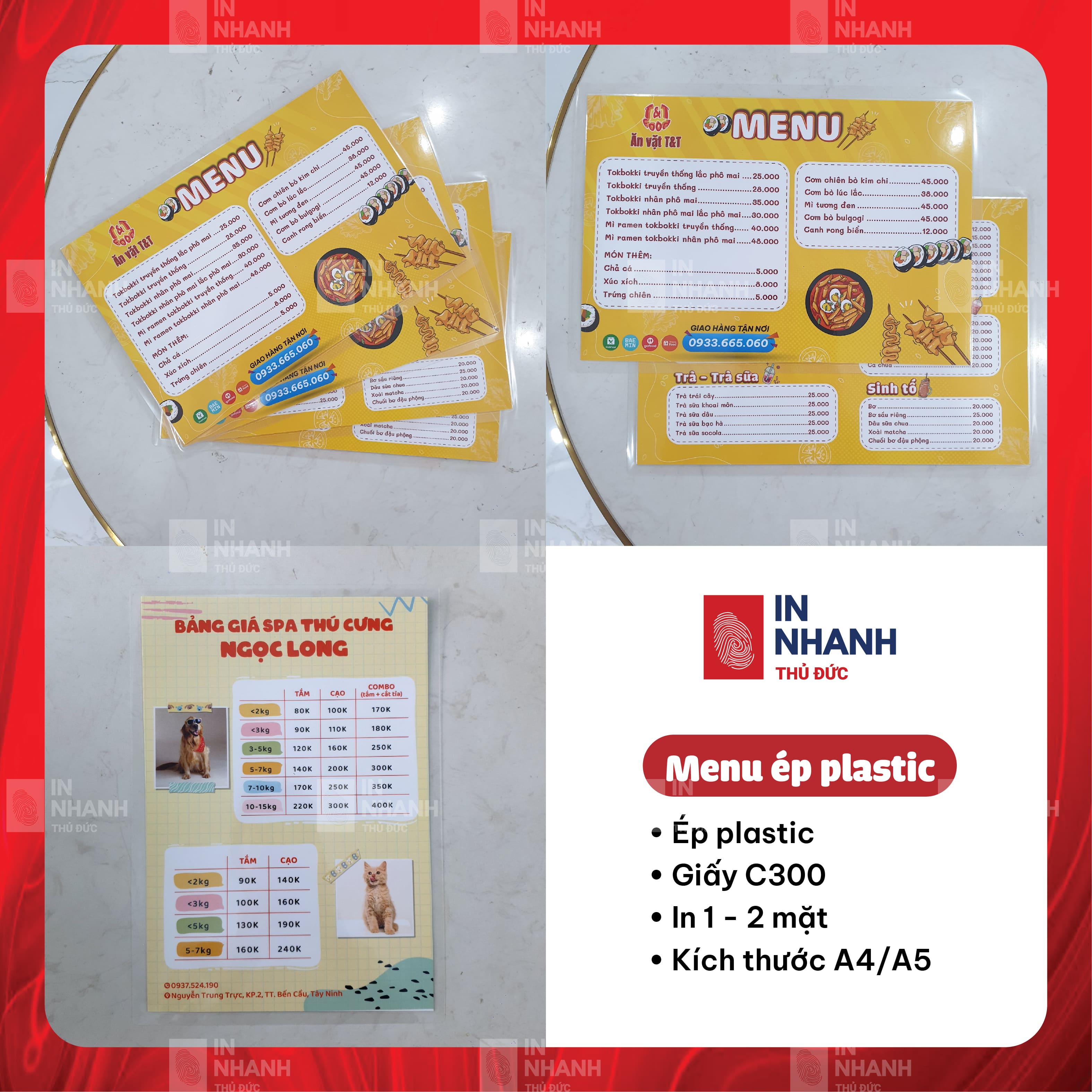 mẫu menu 8