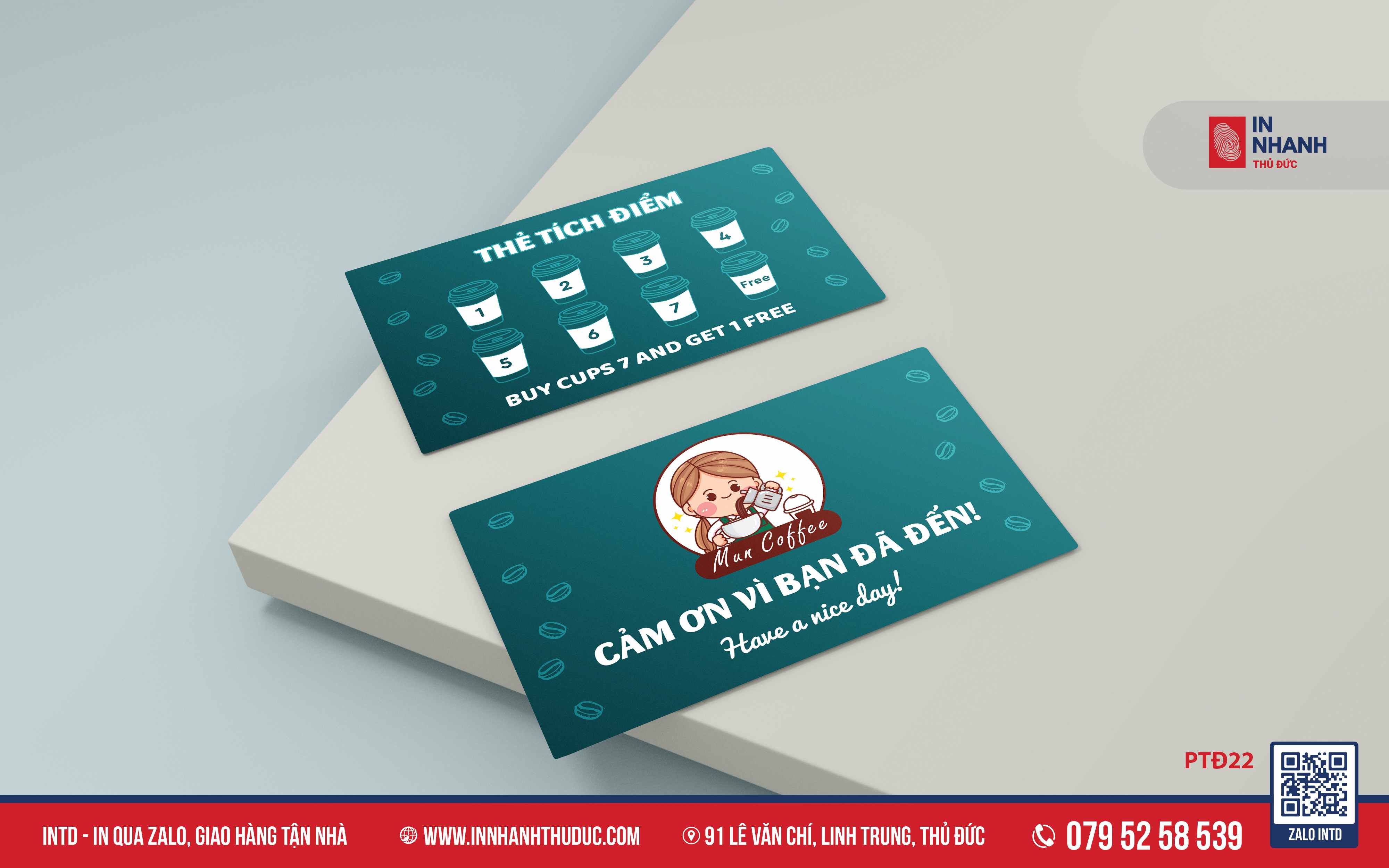 mẫu phiếu tích điểm - In Nhanh Thủ Đức