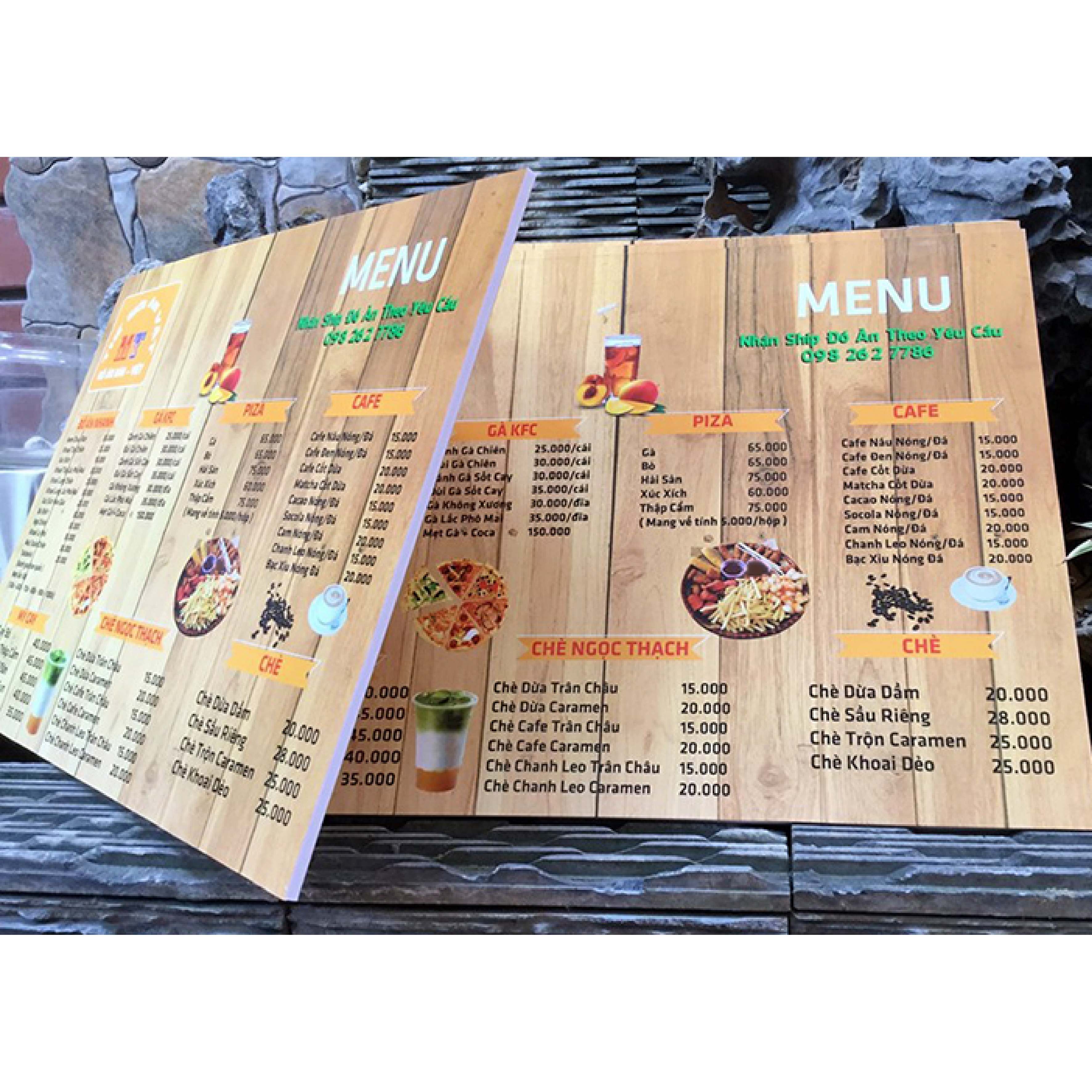 Menu bồi Formex - In nhanh thủ đức