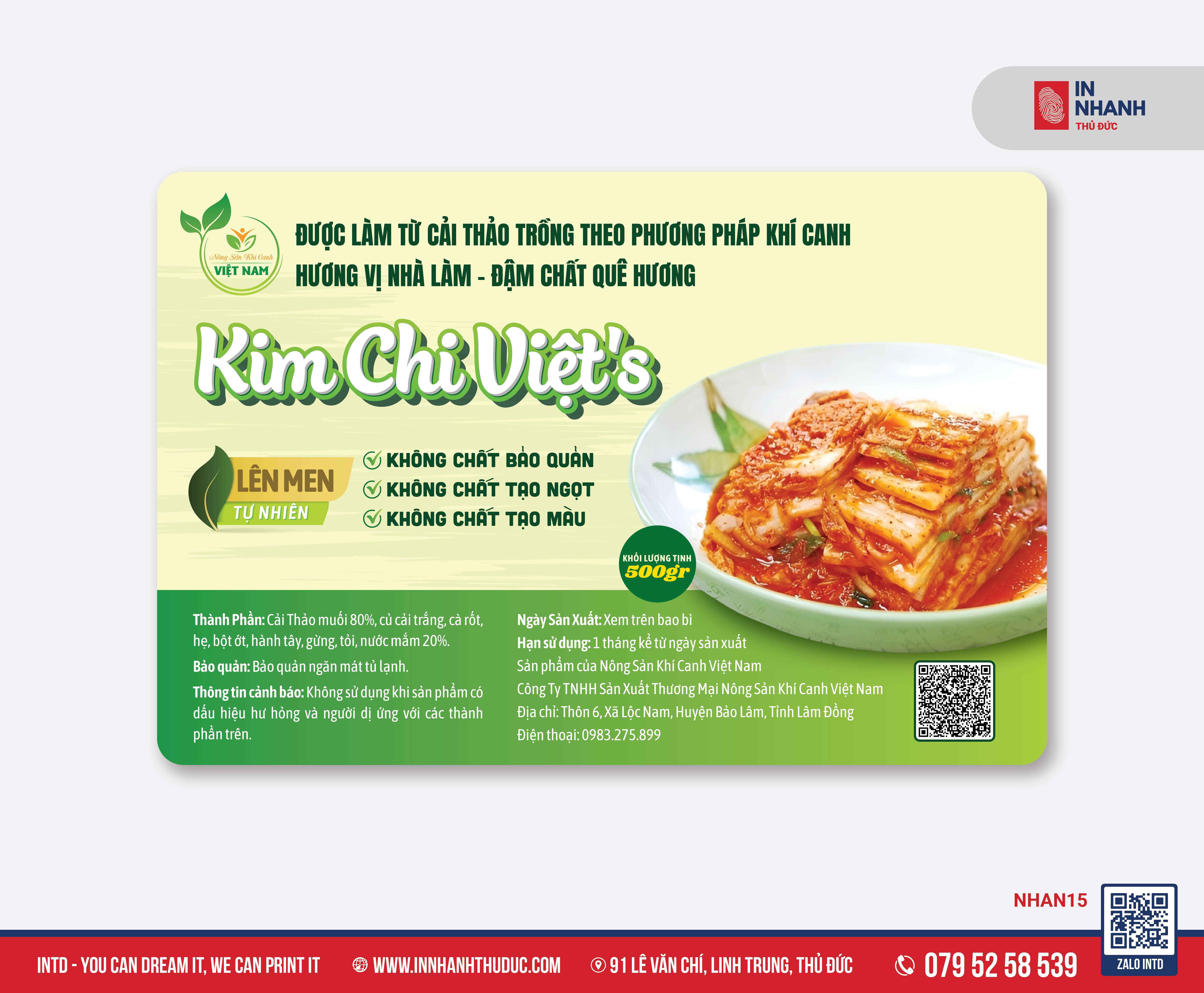 Nhãn sản phẩm