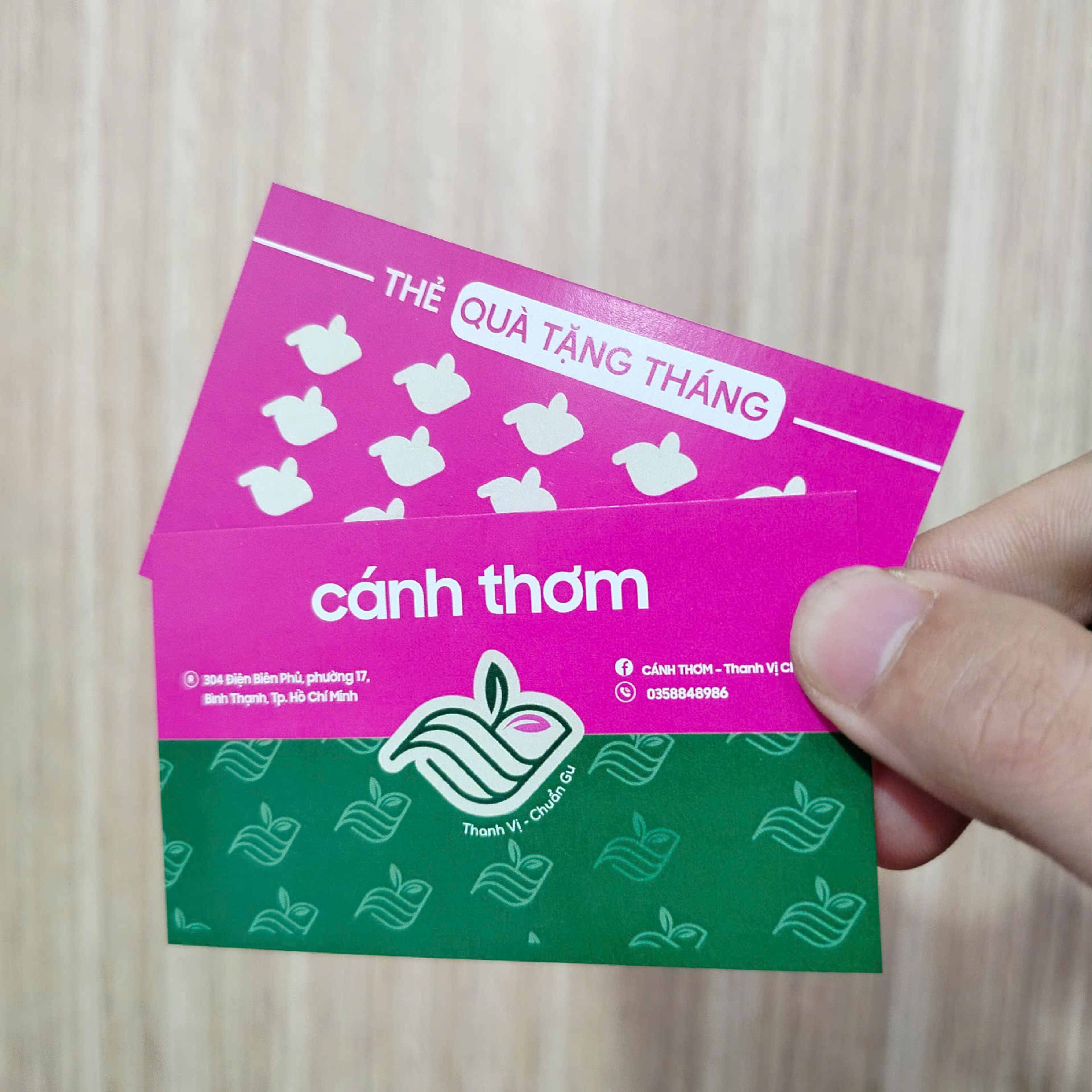 mẫu phiếu tích điểm - In Nhanh Thủ Đức