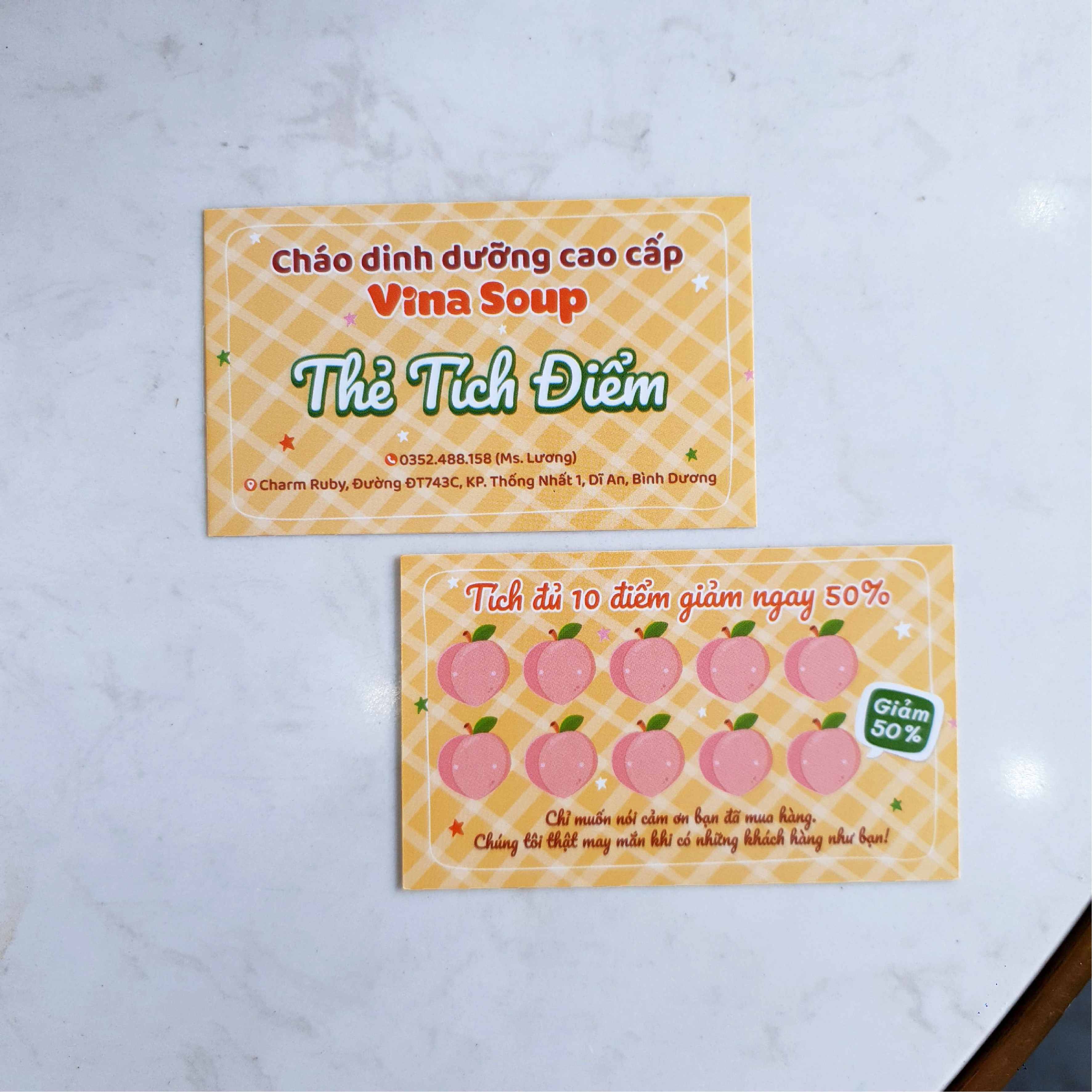 mẫu phiếu tích điểm - In Nhanh Thủ Đức