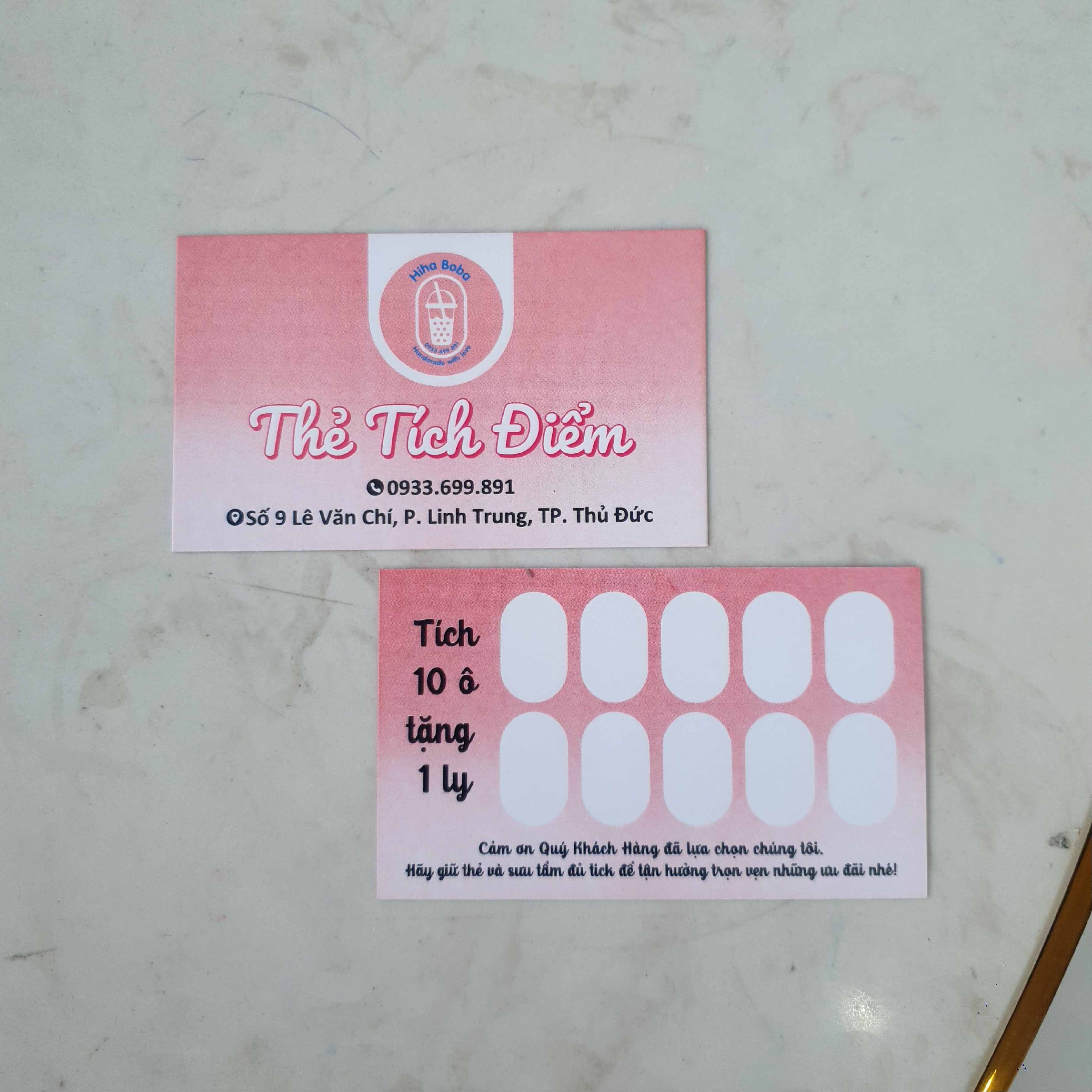 mẫu phiếu tích điểm - In Nhanh Thủ Đức