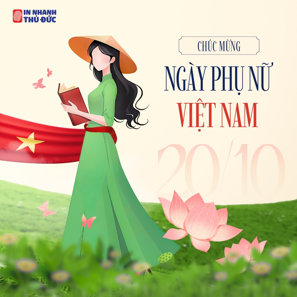 Chào mừng ngày 20/10 - In Nhanh Thủ Đức