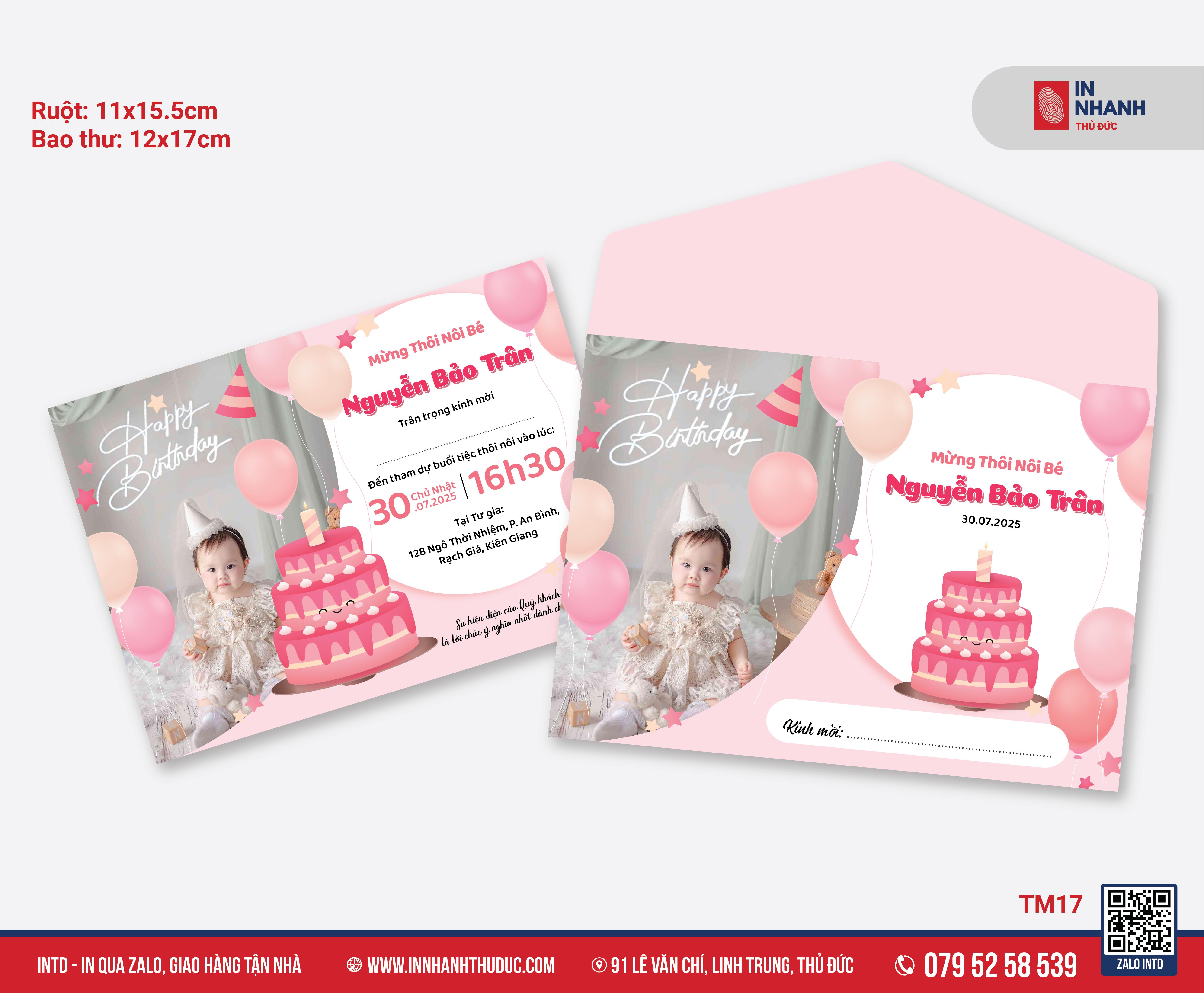 Mẫu thiệp mời 3