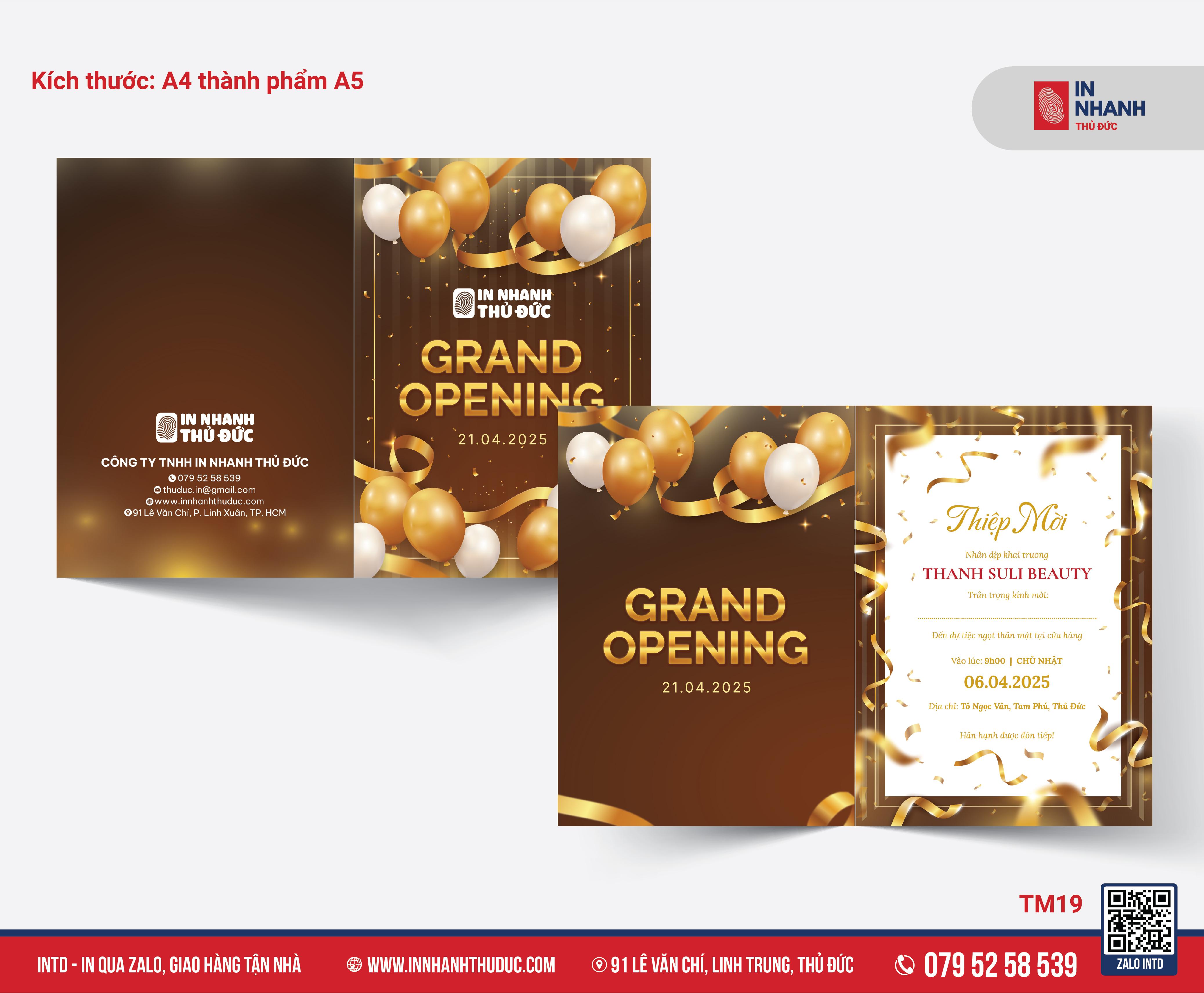 Mẫu thiệp mời 5