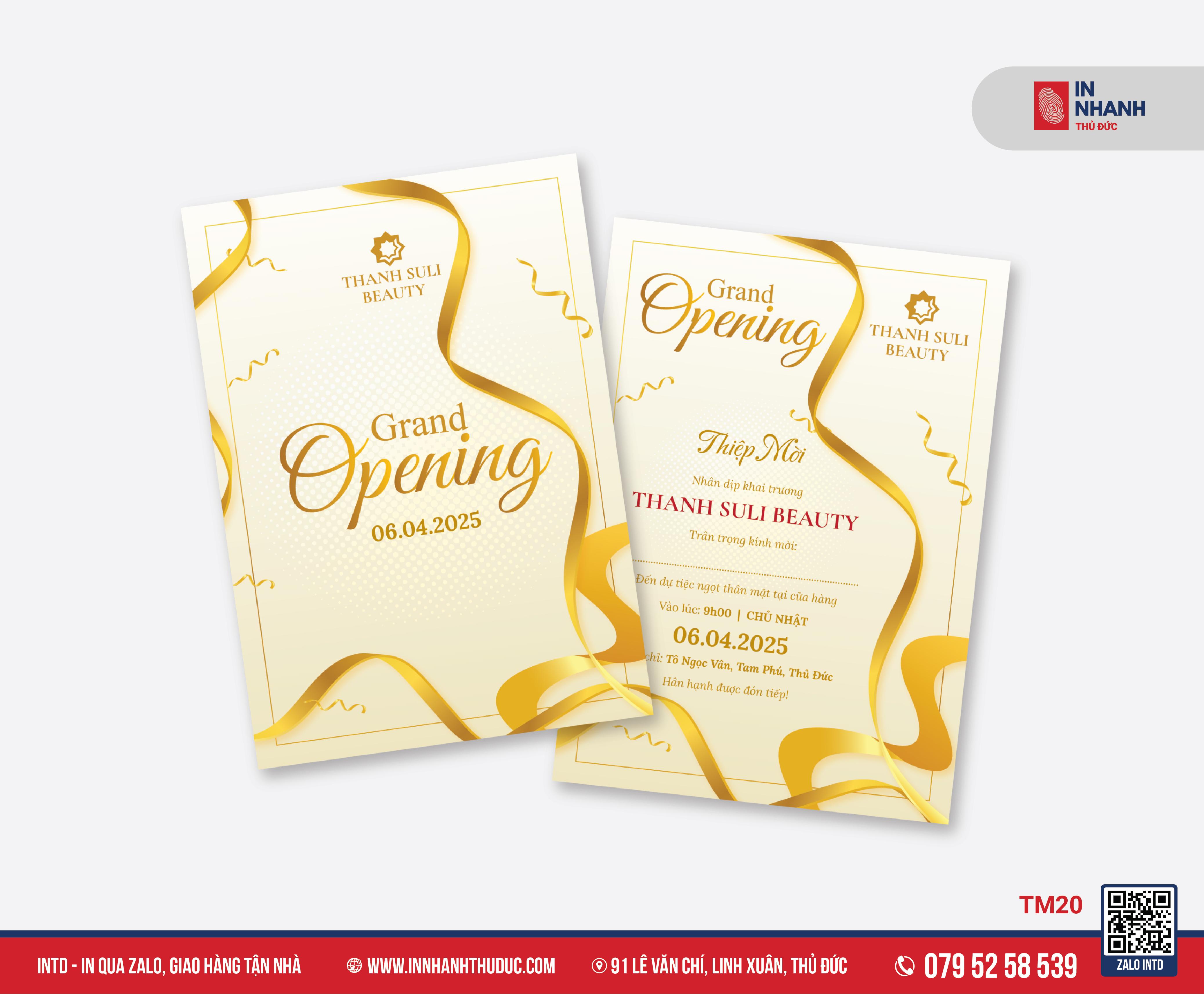 Mẫu thiệp mời 7