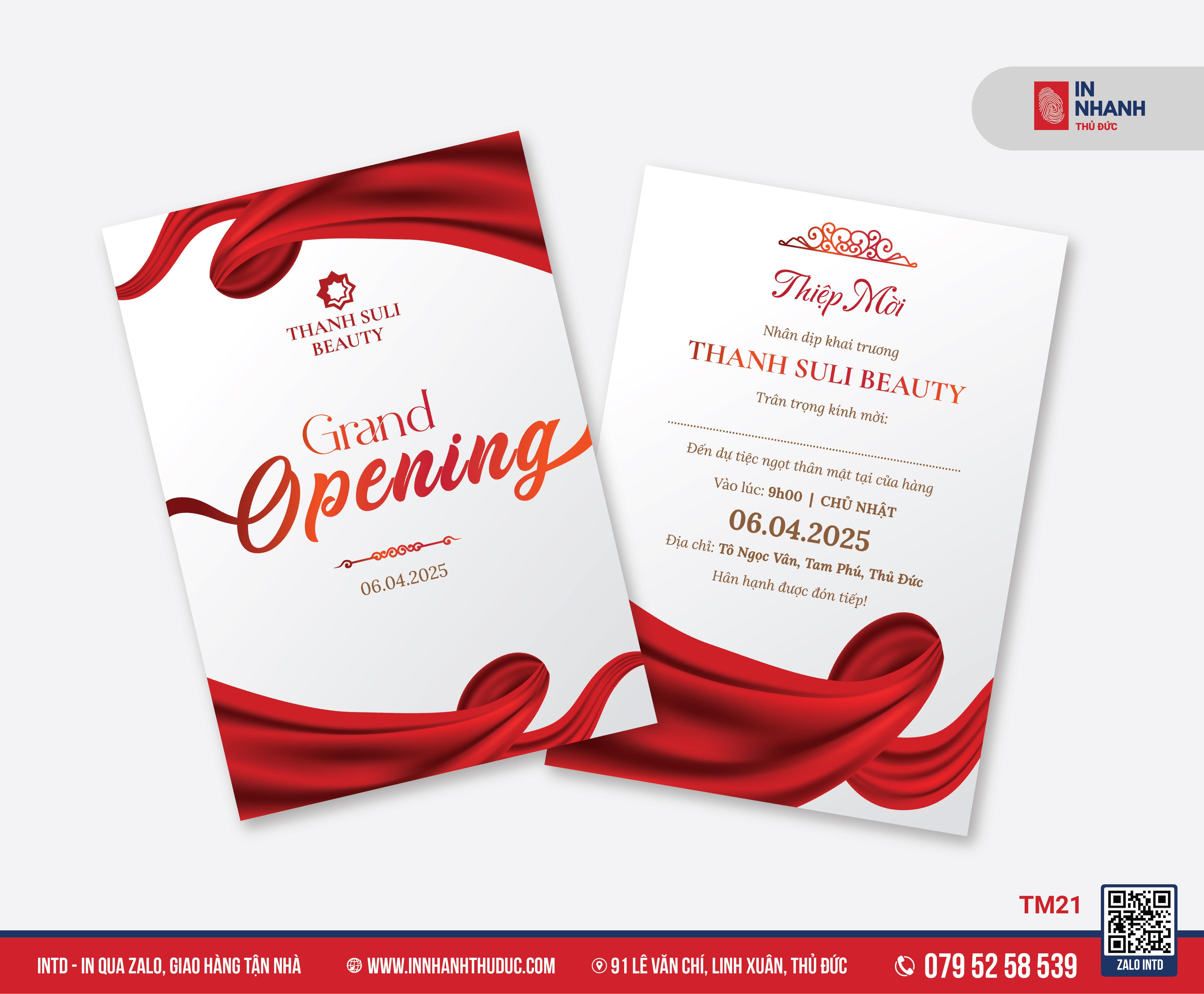 Mẫu thiệp mời 6