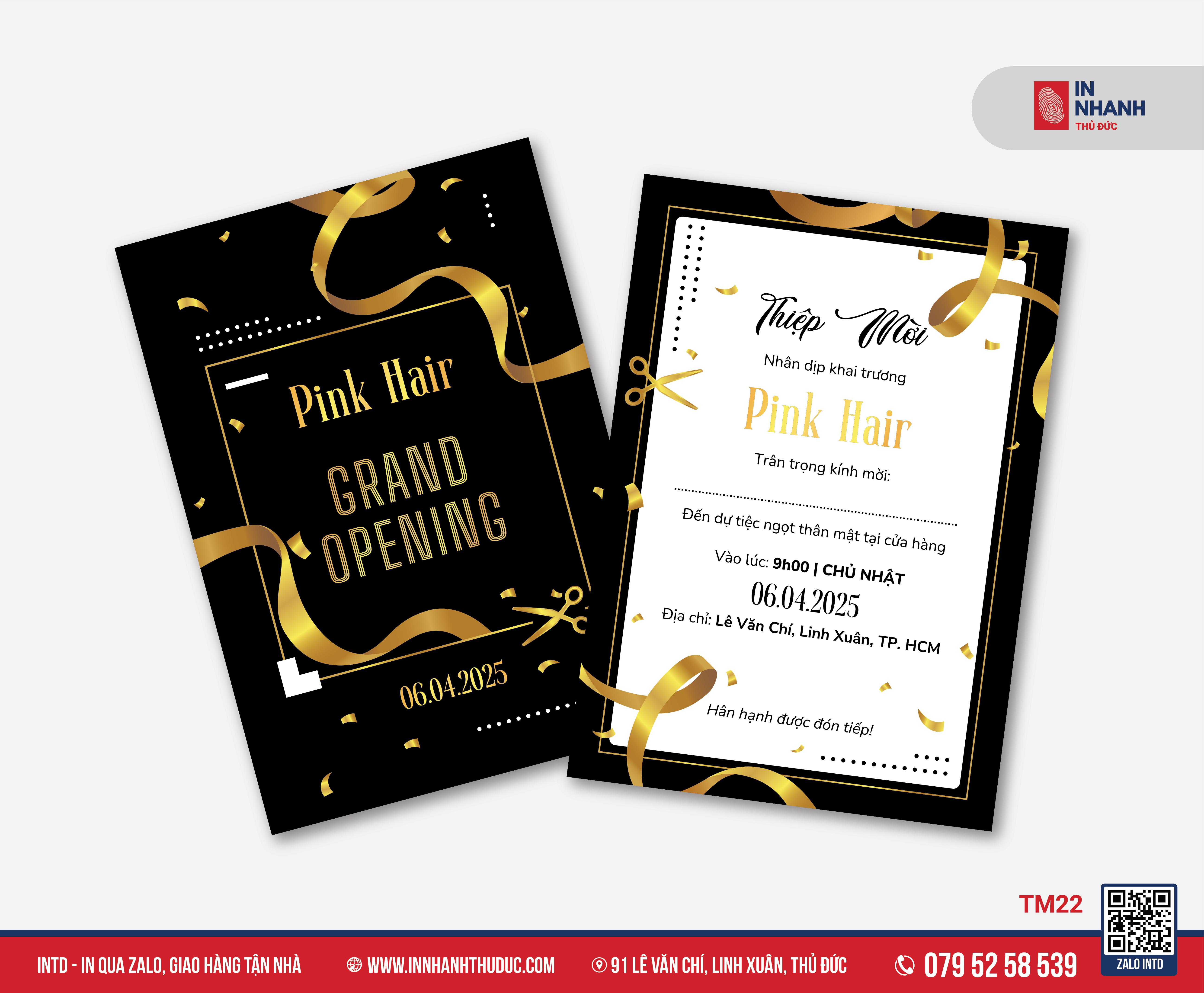 Mẫu thiệp mời 8