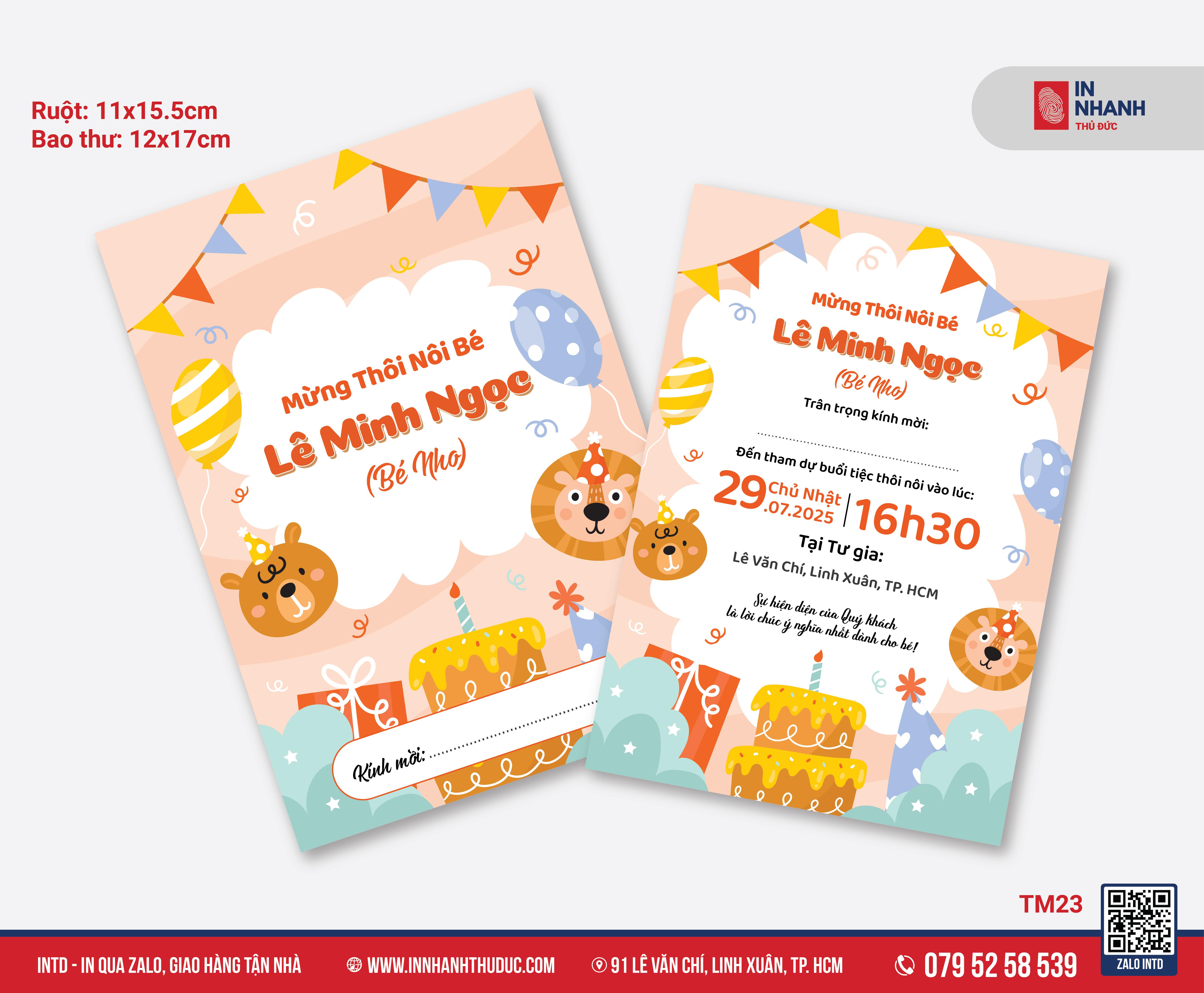 Mẫu thiệp mời 9