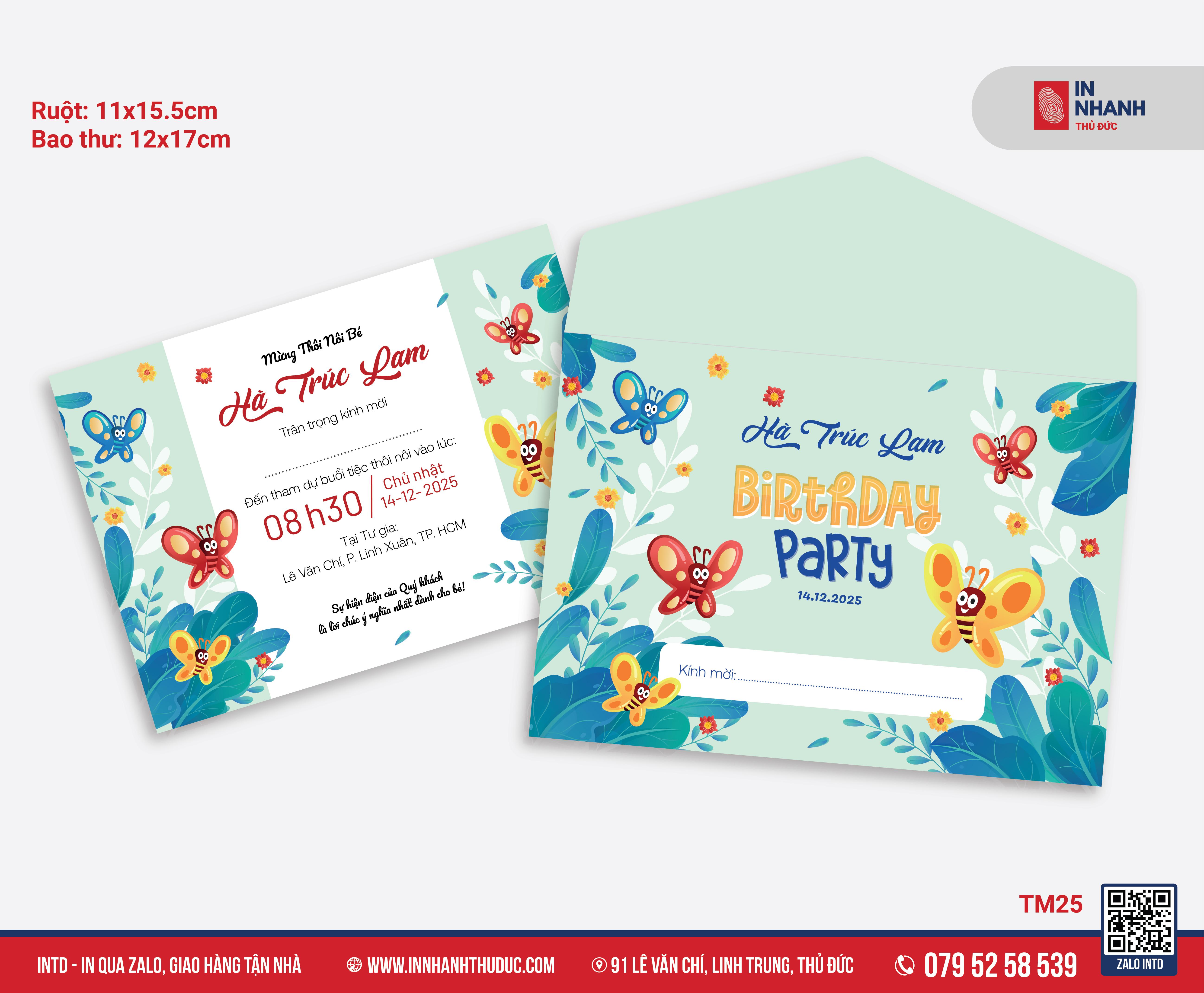 Mẫu thiệp mời 11