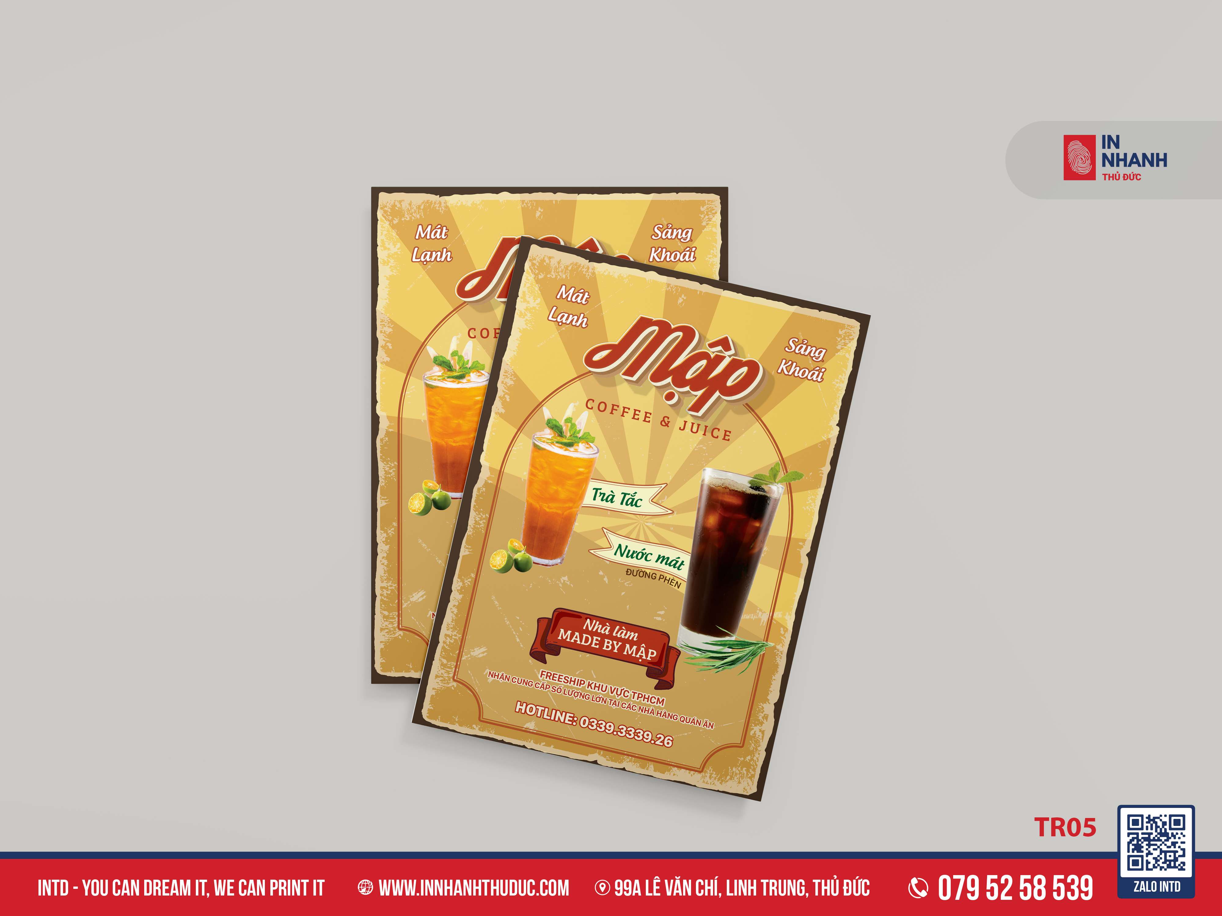 Mẫu Tờ Rơi tại In Nhanh Thủ Đức