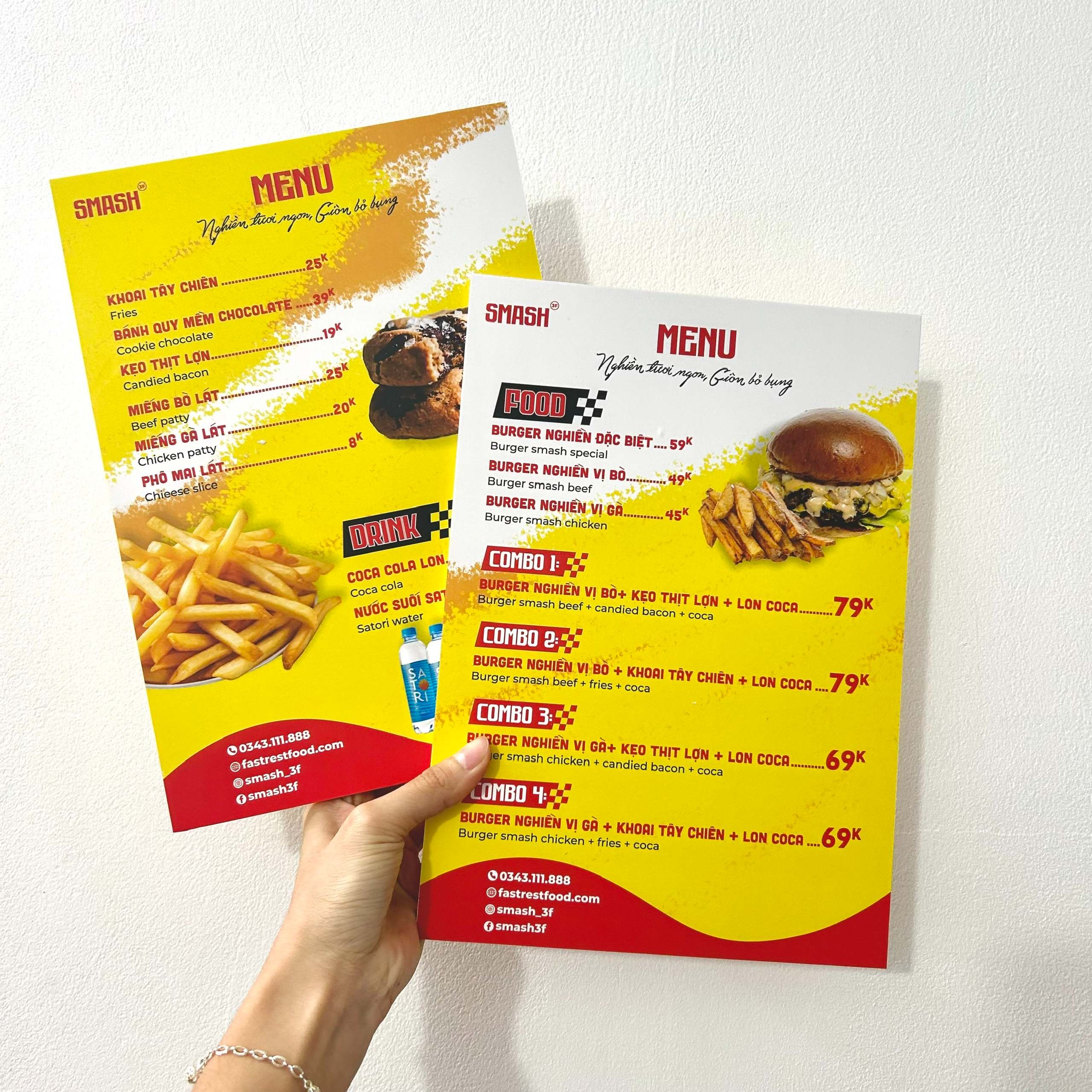 Menu giấy - In Nhanh Thủ Đức