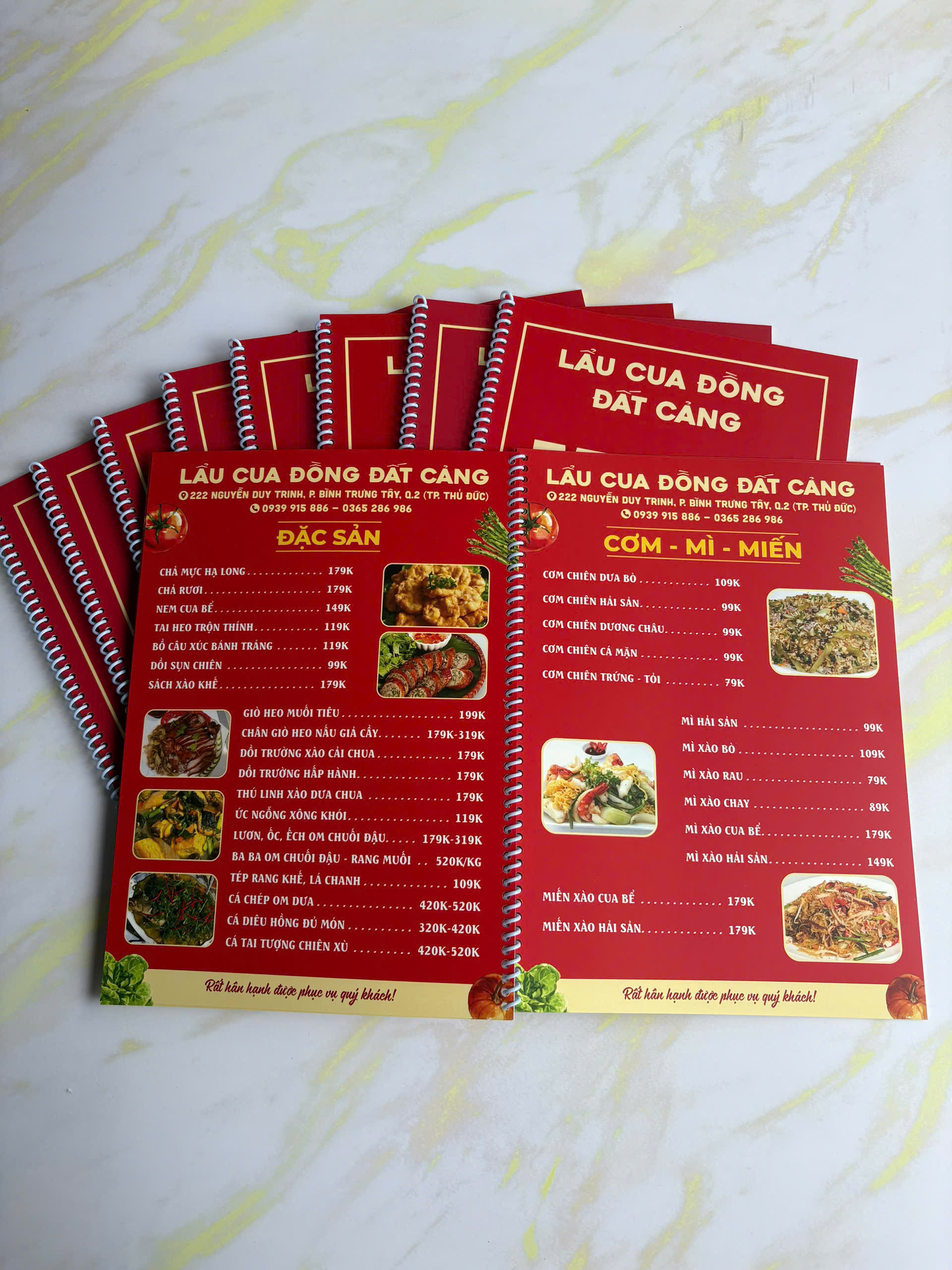 MENU NHỰA - IN NHANH THỦ ĐỨC