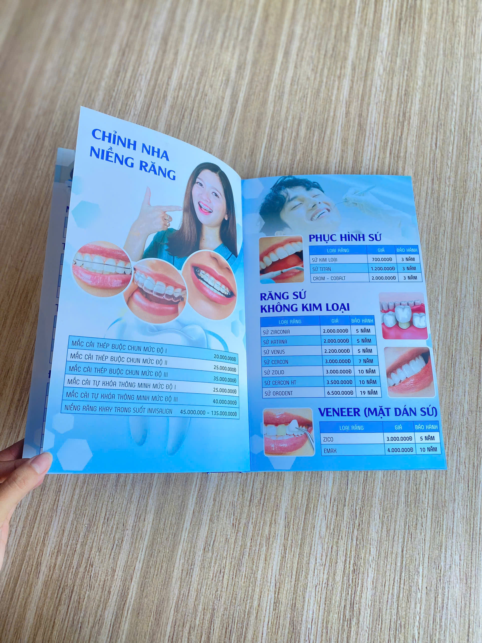 Menu bồi carton - In nhanh thủ đức