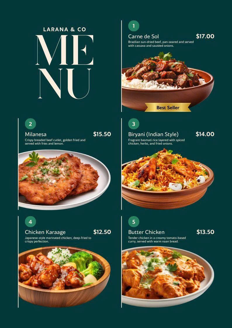Menu giấy - In Nhanh Thủ Đức