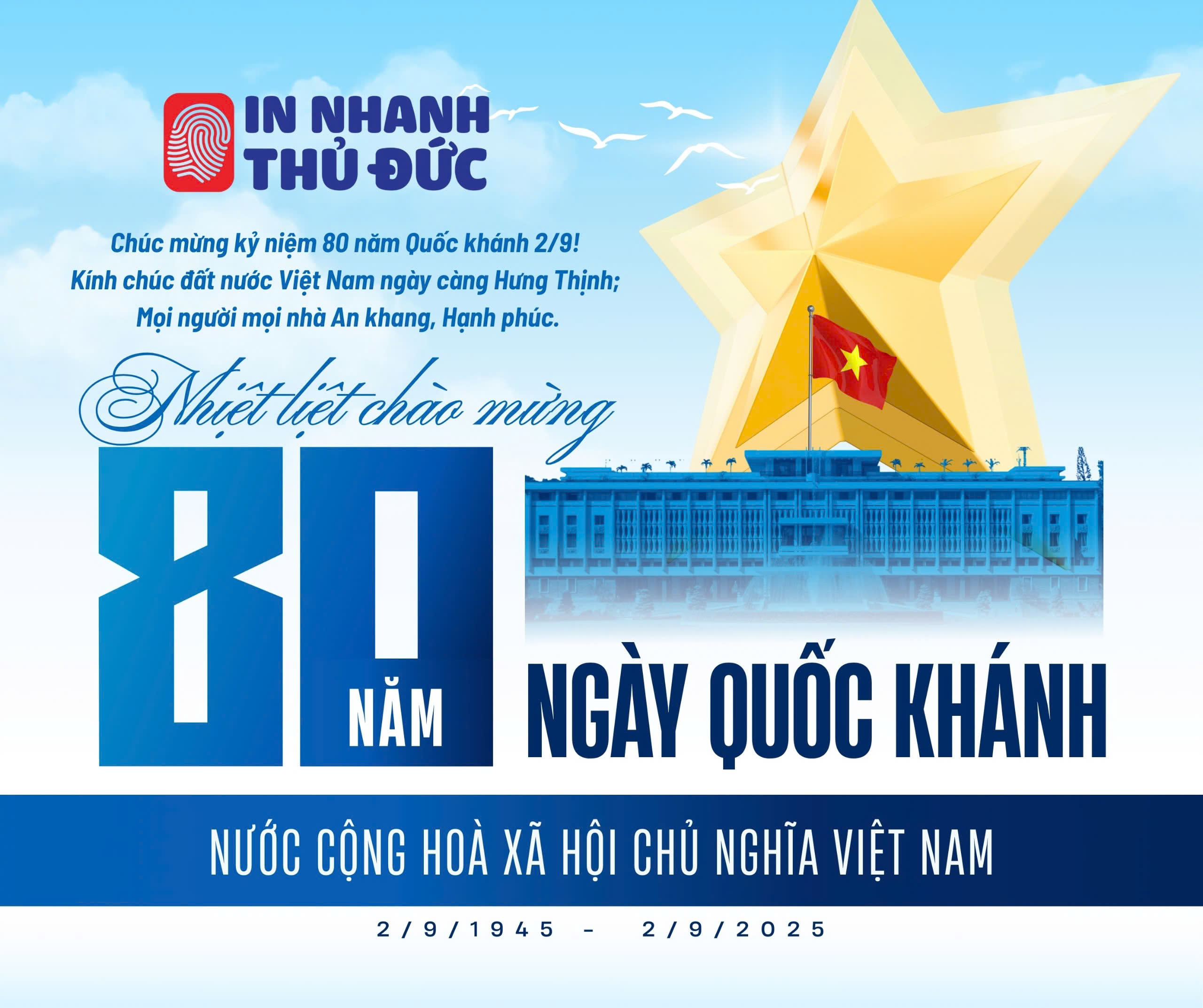  Mừng 80 năm ngày Quốc Khánh