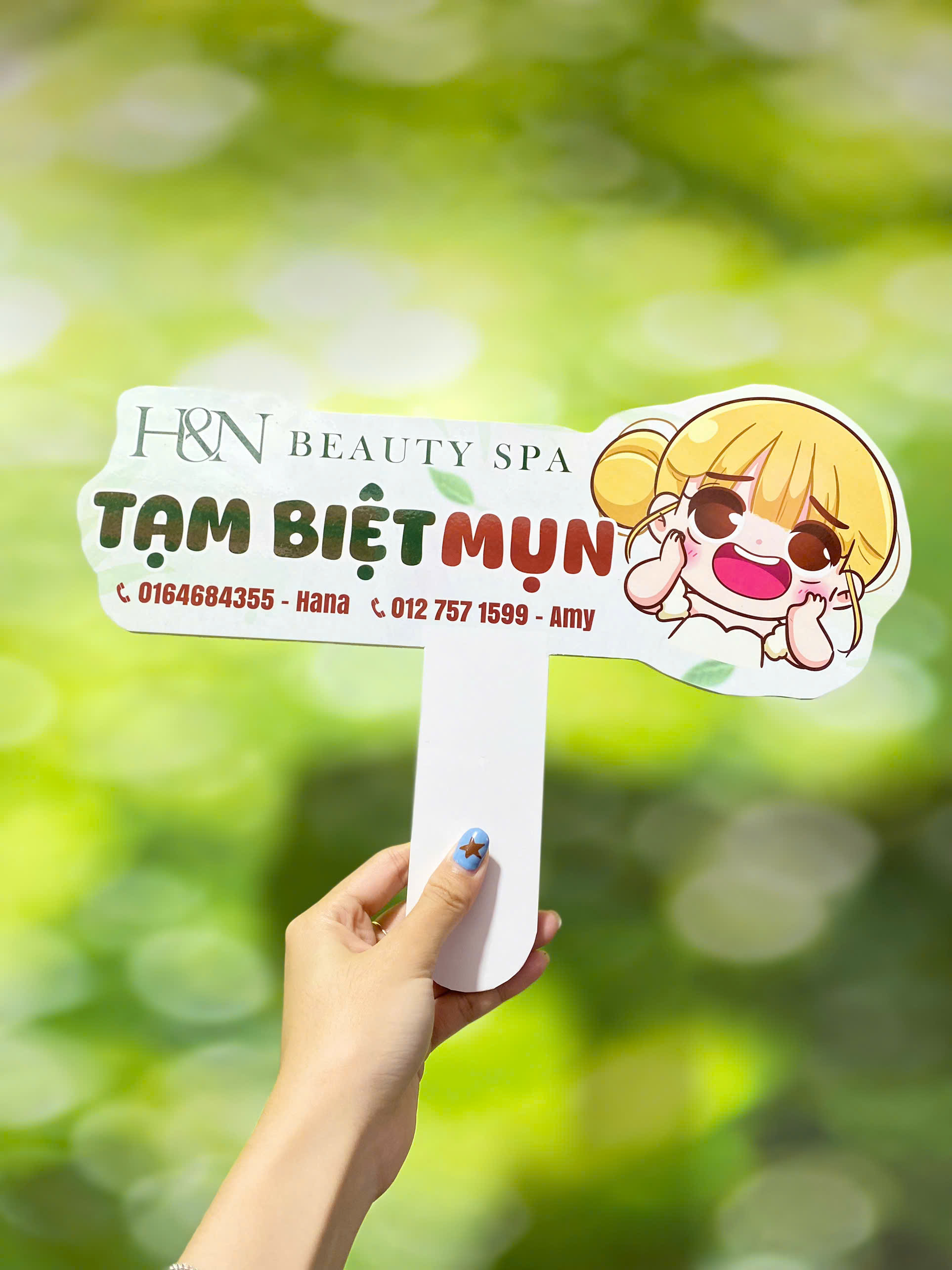 Hashtag cầm tay Spa