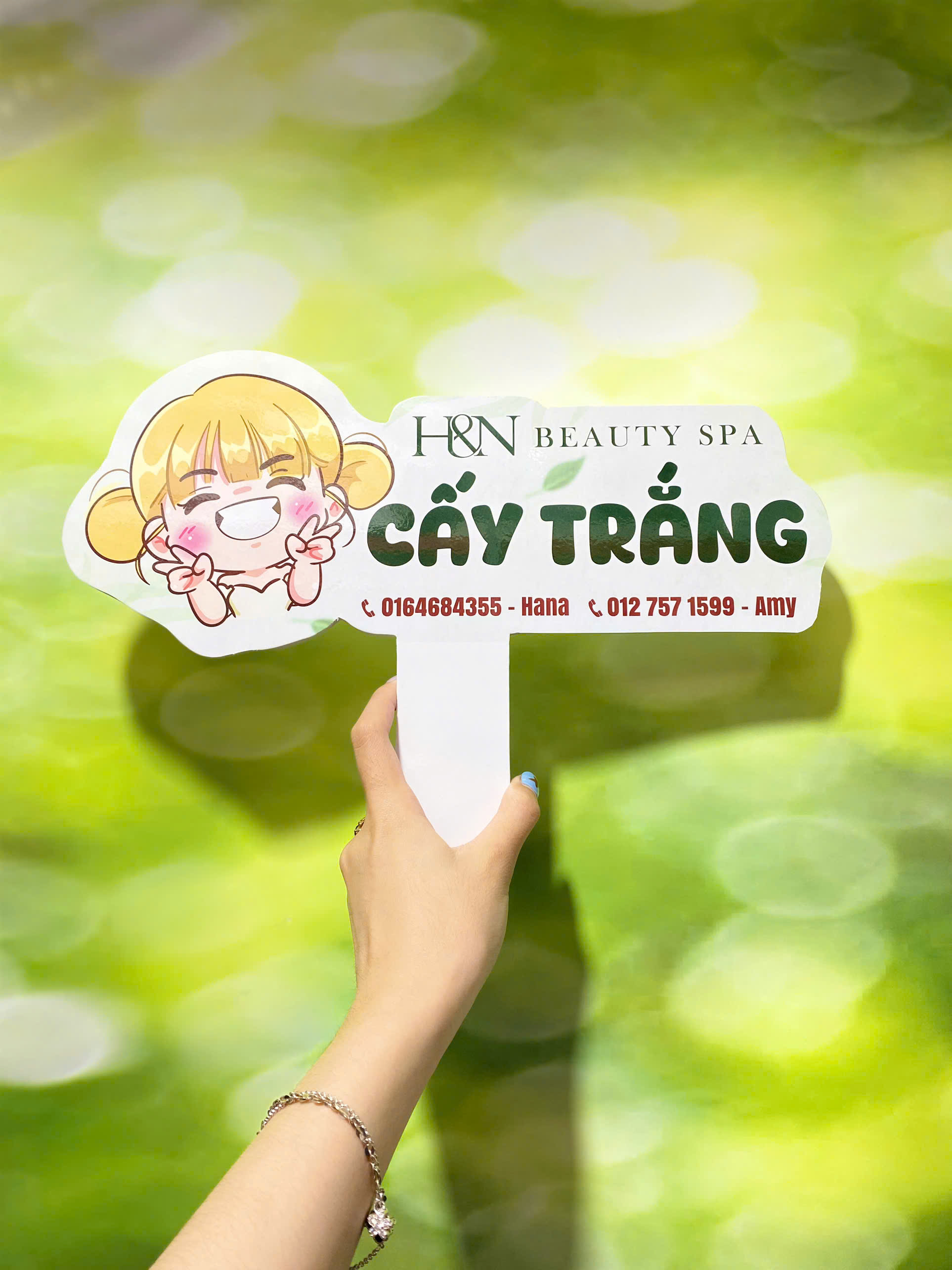 Hashtag cầm tay Spa