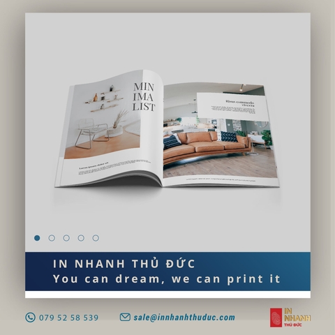In catalogue tiêu chuẩn A5