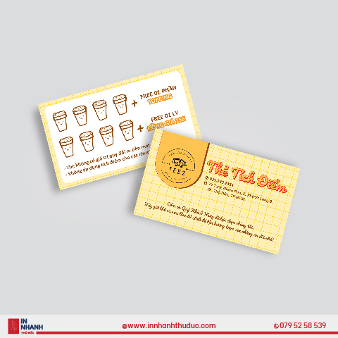 In thẻ tích điểm - Loyalty cards