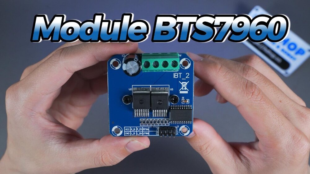 Mạch điều khiển động cơ DC BTS7960 43A High-power Motor Driver