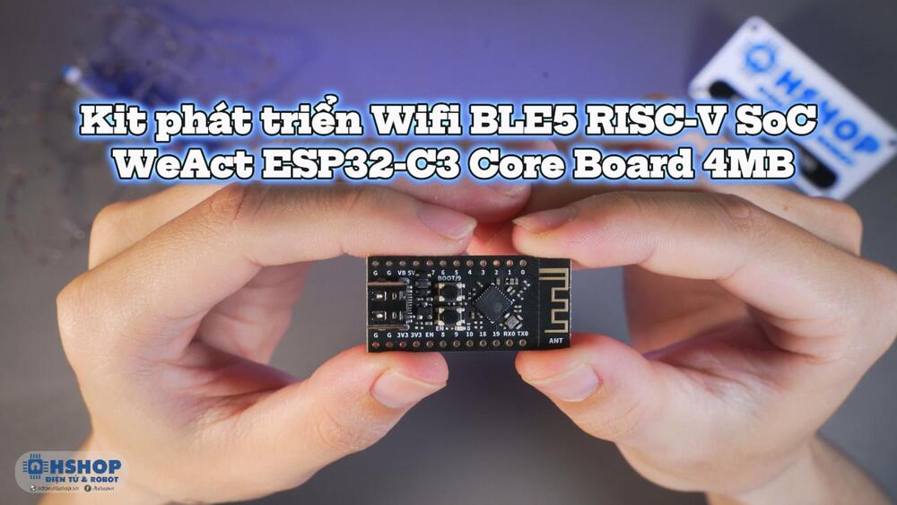 Kit phát triển Wifi BLE5 RISC-V SoC WeAct ESP32-C3 Core Board 4MB