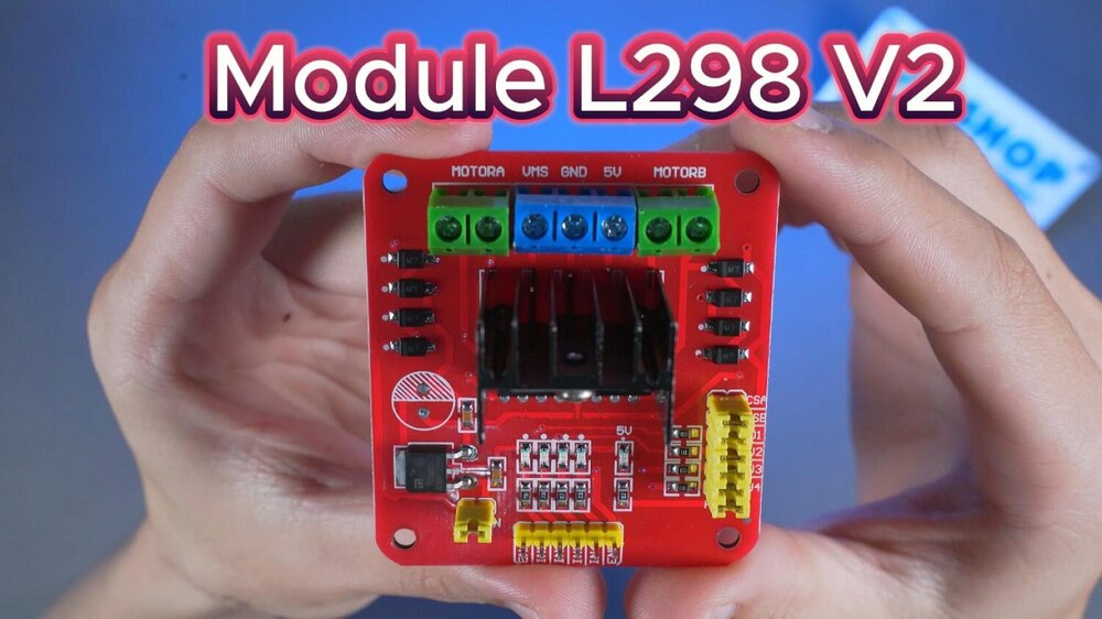 Mạch điều khiển động cơ DC L298 V2