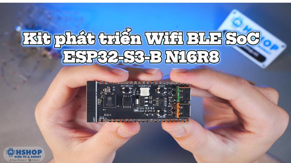 Kit phát triển Wifi BLE SoC ESP32 S3 WeAct ESP32-S3-B N16R8