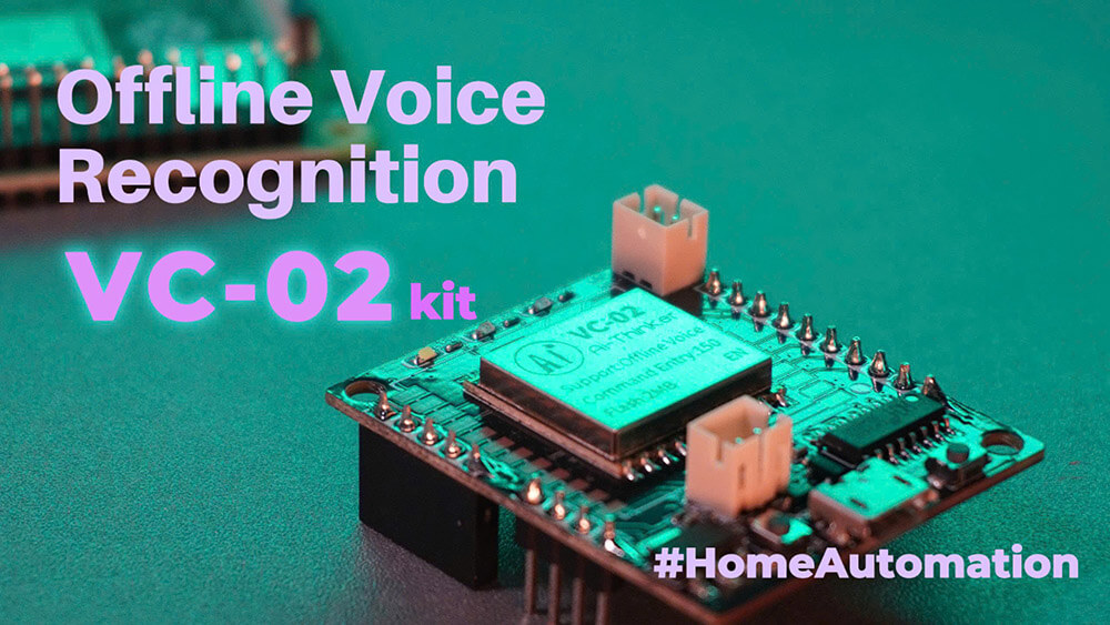 Mạch nhận dạng giọng nói Offline Voice Recognition VC-02 Kit Ai-thinker