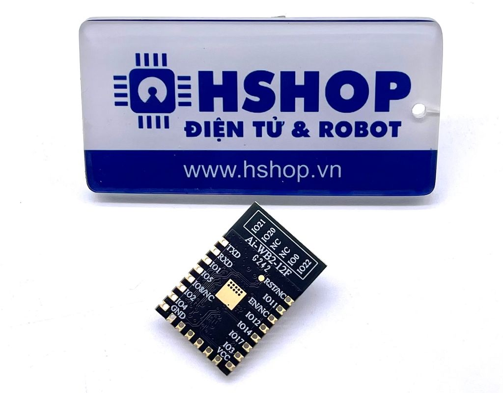 Mạch thu phát Wifi BLE 5.0 RISC-V SoC BL602 Ai-WB2-12F Ai-Thinker