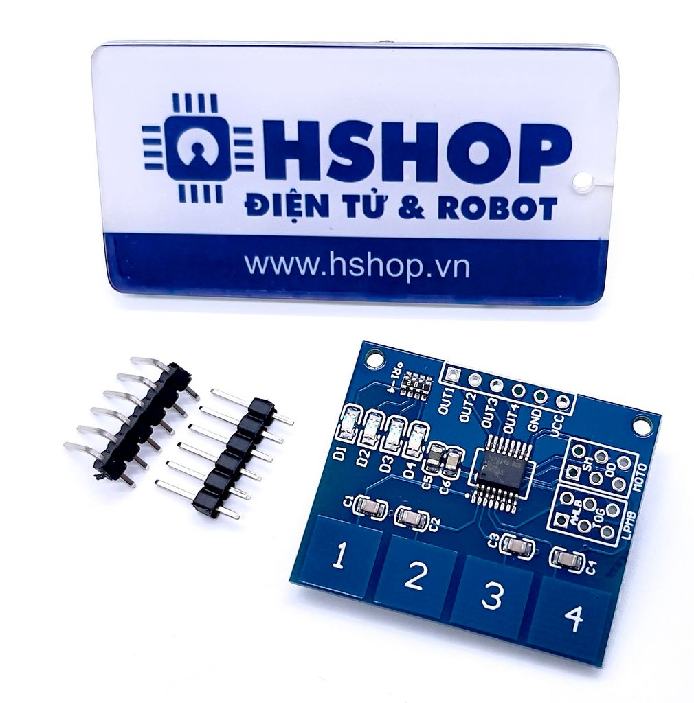Bàn Phím Cảm Ứng 4 Chạm Điện Dung TTP224