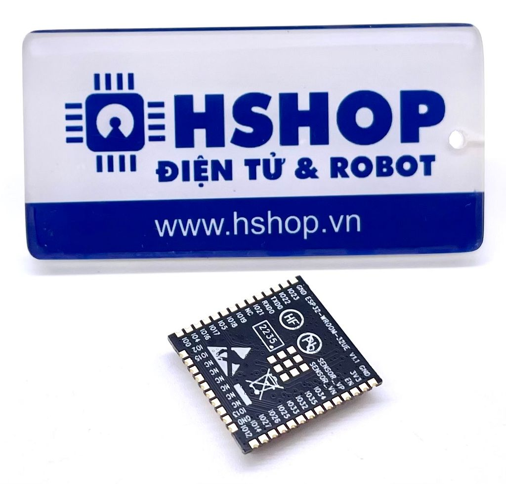 Mạch thu phát Wifi BLE SoC ESP32 ESP-WROOM-32UE chính hãng Espressif