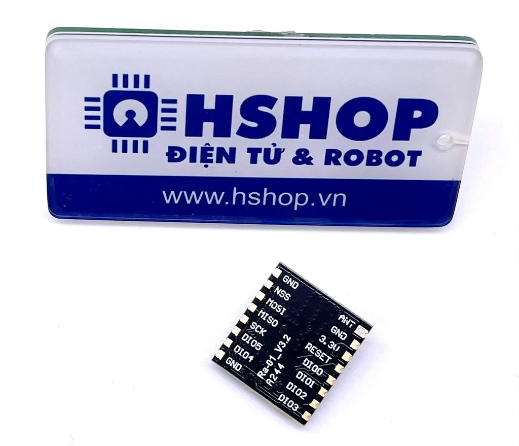 Mạch thu phát RF SPI Lora SX1276 803-930MHz Ra-01H Ai-Thinker