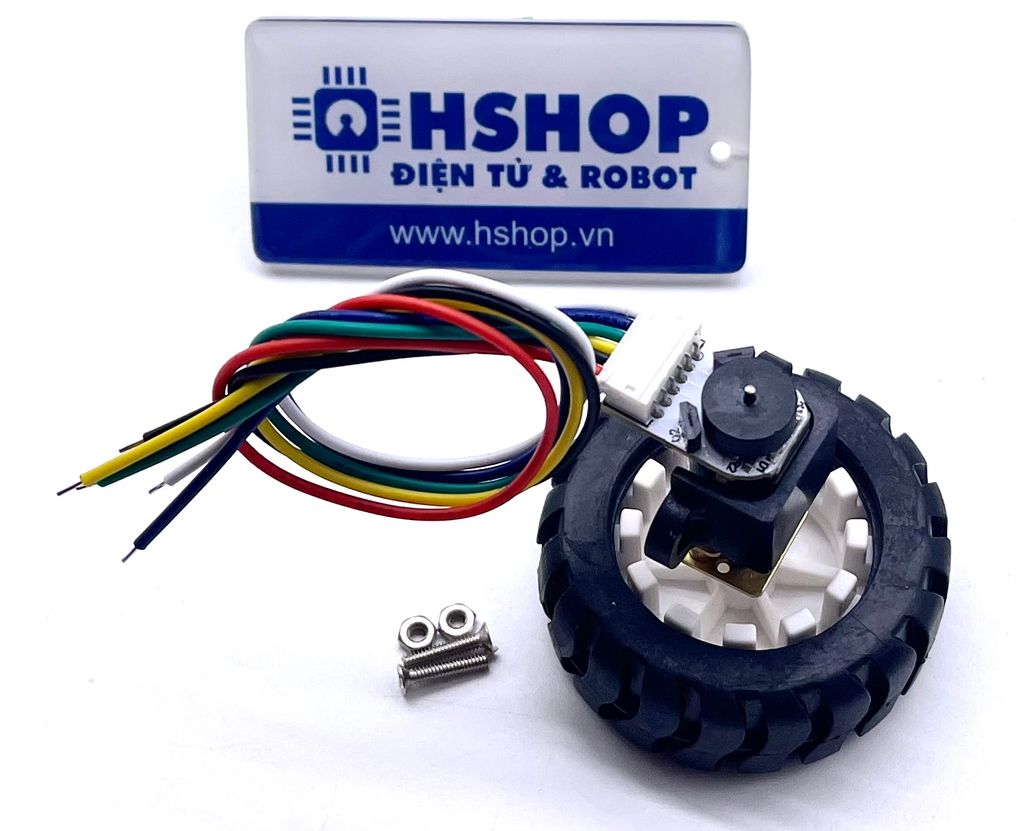 Bộ động cơ DC Servo GA12 N20 kèm gá bắt và bánh xe V2 43mm