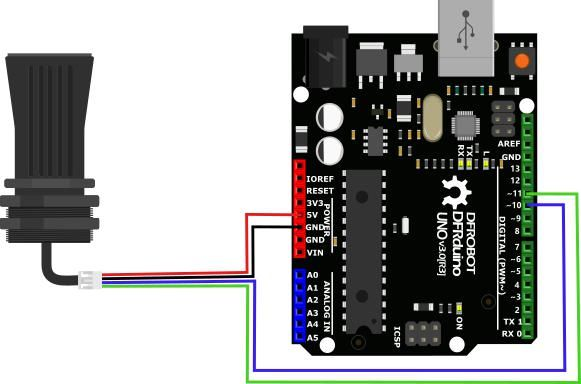 Cảm biến siêu âm chống nước DFRobot A01NYUB Waterproof Ultrasonic Distance Sensor (28~750cm, UART, IP67)