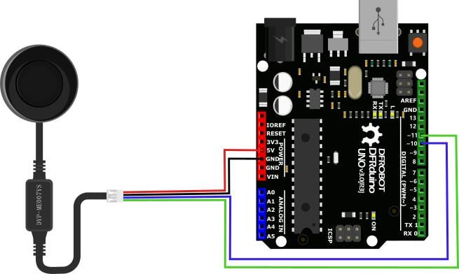 Cảm biến siêu âm chống nước DFRobot ME007YS Waterproof Ultrasonic Sensor