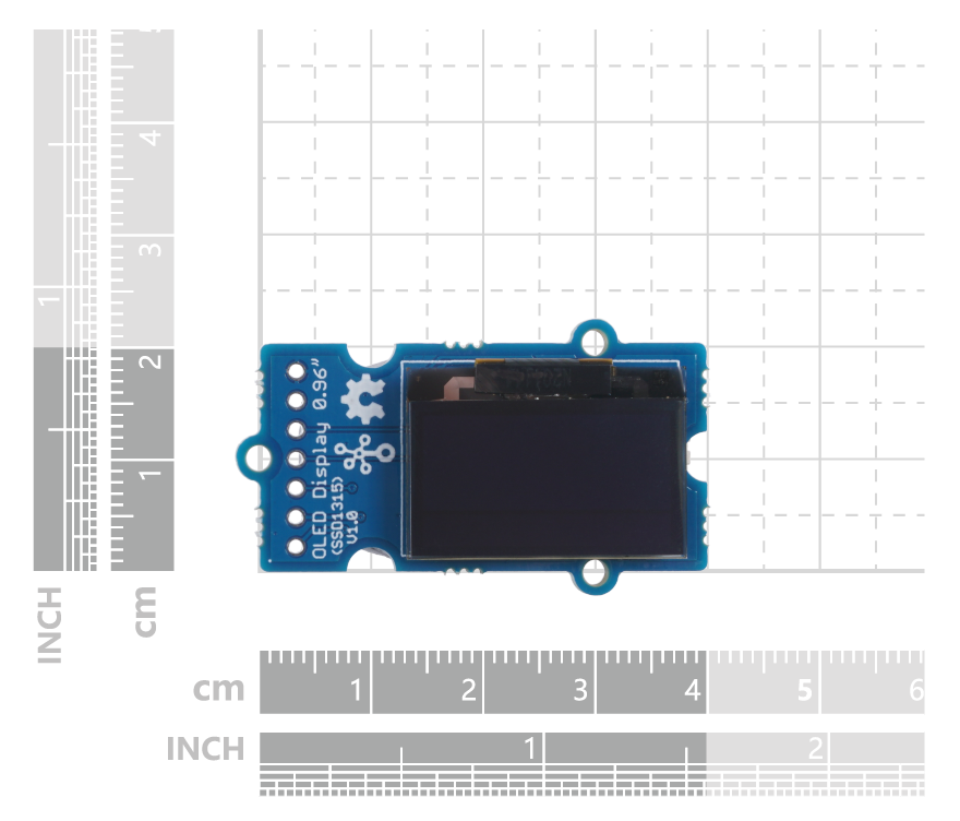 Grove - OLED Yellow&Blue Display 0.96 (SSD1315) - SPI/IIC -3.3V/5V
