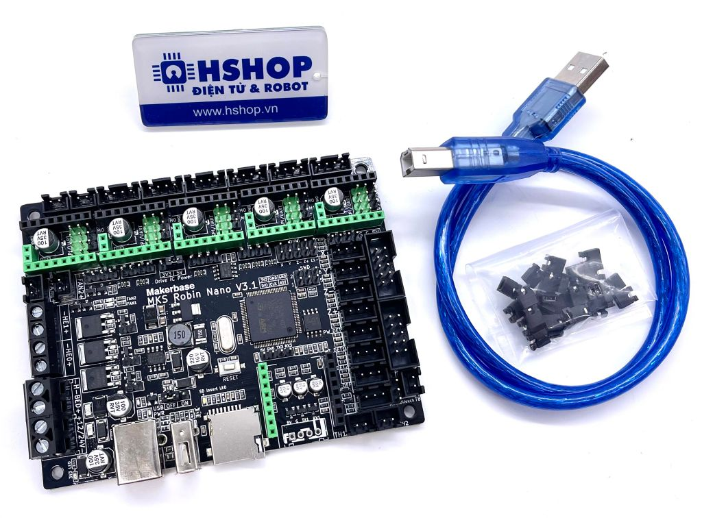 Mạch Makerbase MKS Robin Nano V3.1 3D Printer Motherboard, Support Marlin 2.0.x, Klipper