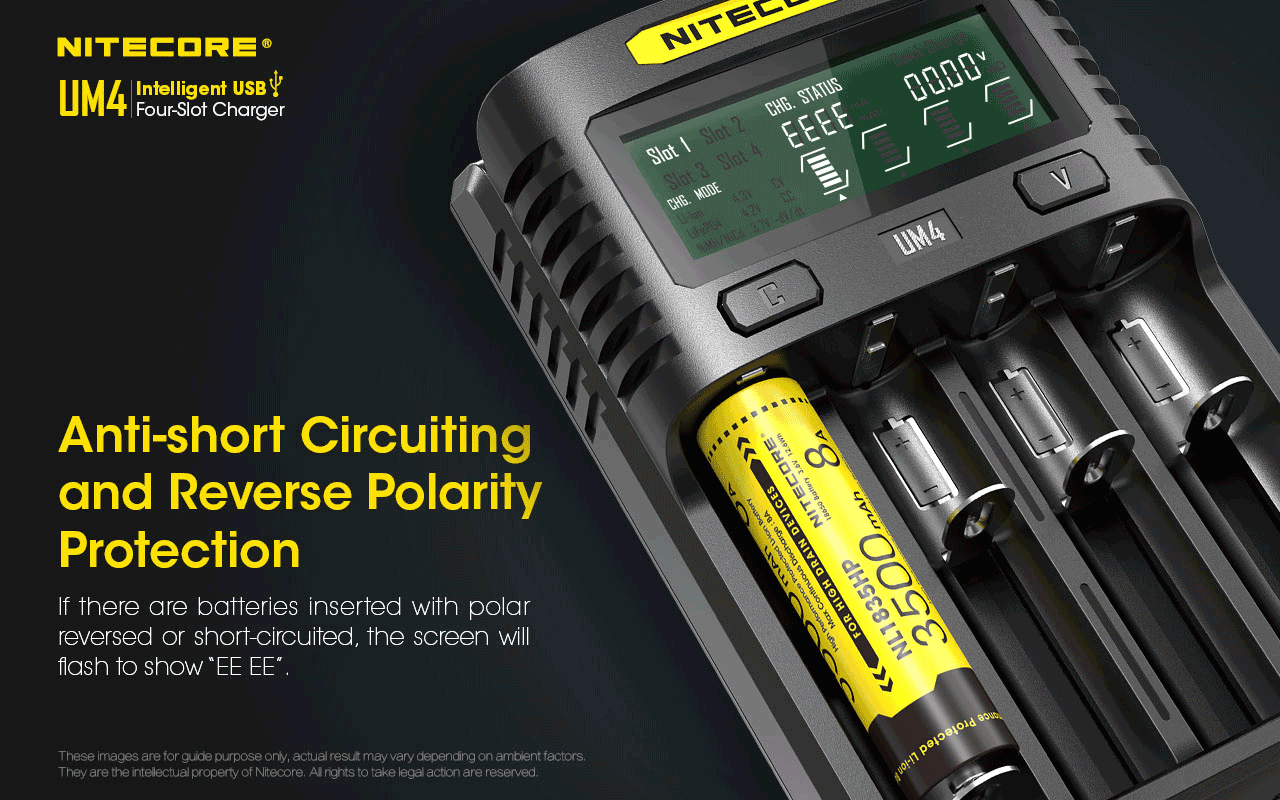 Bộ sạc pin đa năng NITECORE Battery Charger UM4