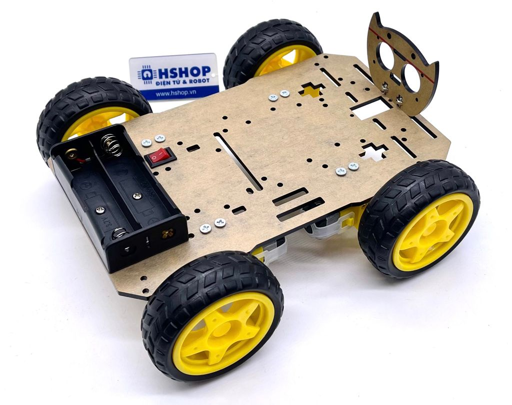 Khung xe Robot Chasiss Black Cat