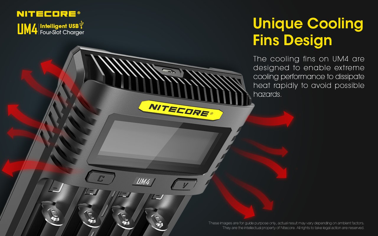 Bộ sạc pin đa năng NITECORE Battery Charger UM4