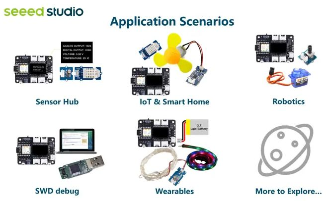 Mạch Seeed Studio XIAO SAMD21 Cortex M0+ (Seeeduino XIAO)