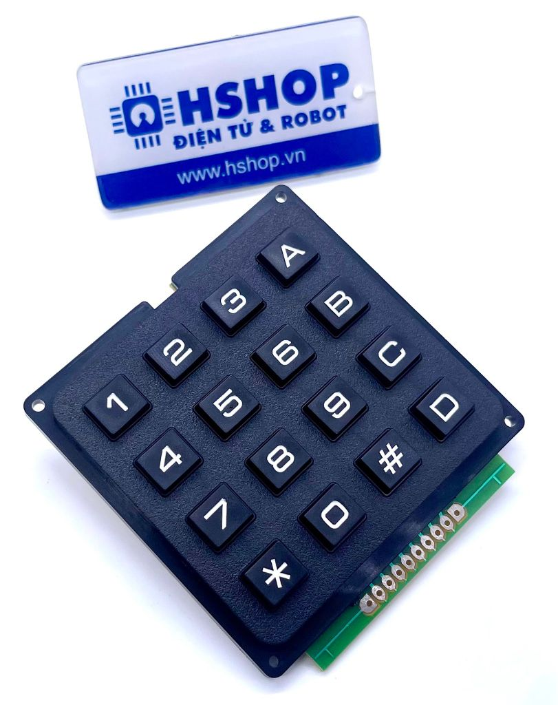 Bàn Phím Ma Trận Nhựa Cứng 4x4 Keypad