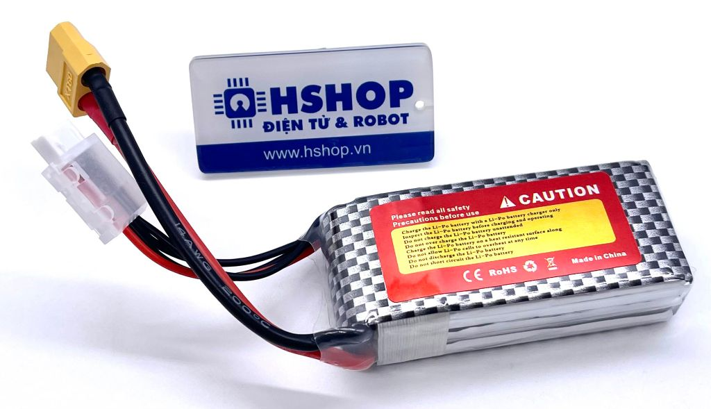 Pin Lipo Battery Lion Power 11.1VDC 1500mAh 3S 35C XT60