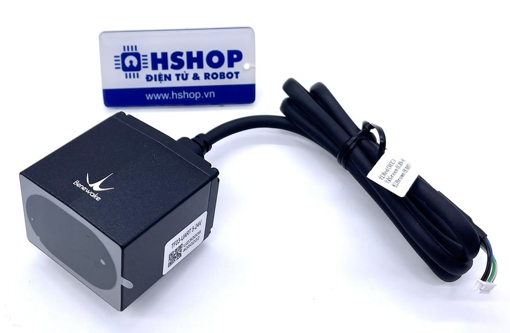 Cảm biến khoảng cách Benewake TF03-180 ToF Single-Point Ranging Solid State LiDAR Sensor (180m, UART / CAN, IP67)