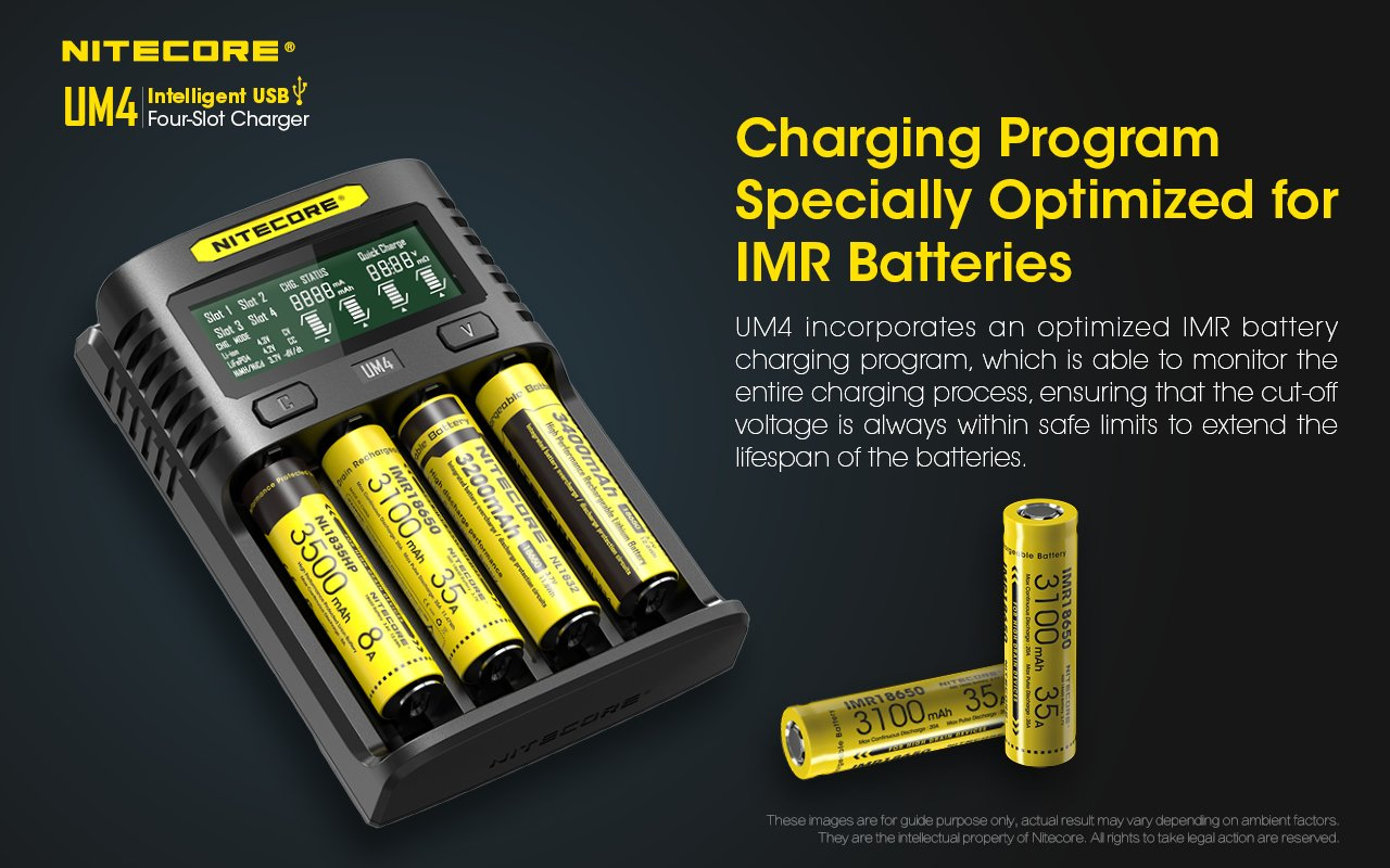Bộ sạc pin đa năng NITECORE Battery Charger UM4